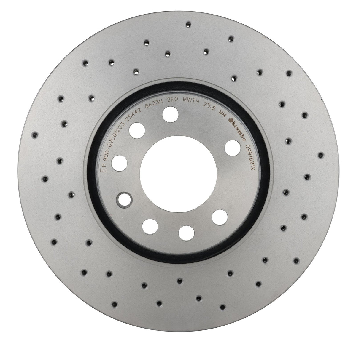 XTRA Drilled Front Disc Brake Rotor - 09.9162.1X_07