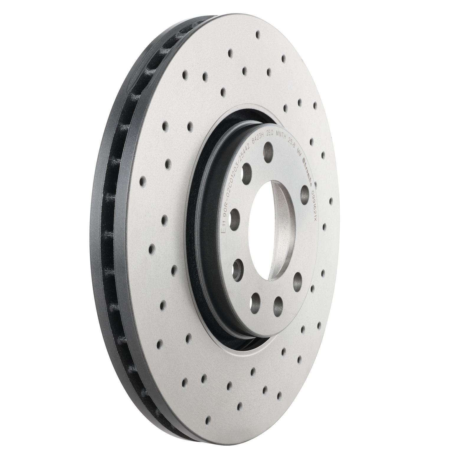 XTRA Drilled Front Disc Brake Rotor - 09.9162.1X_27