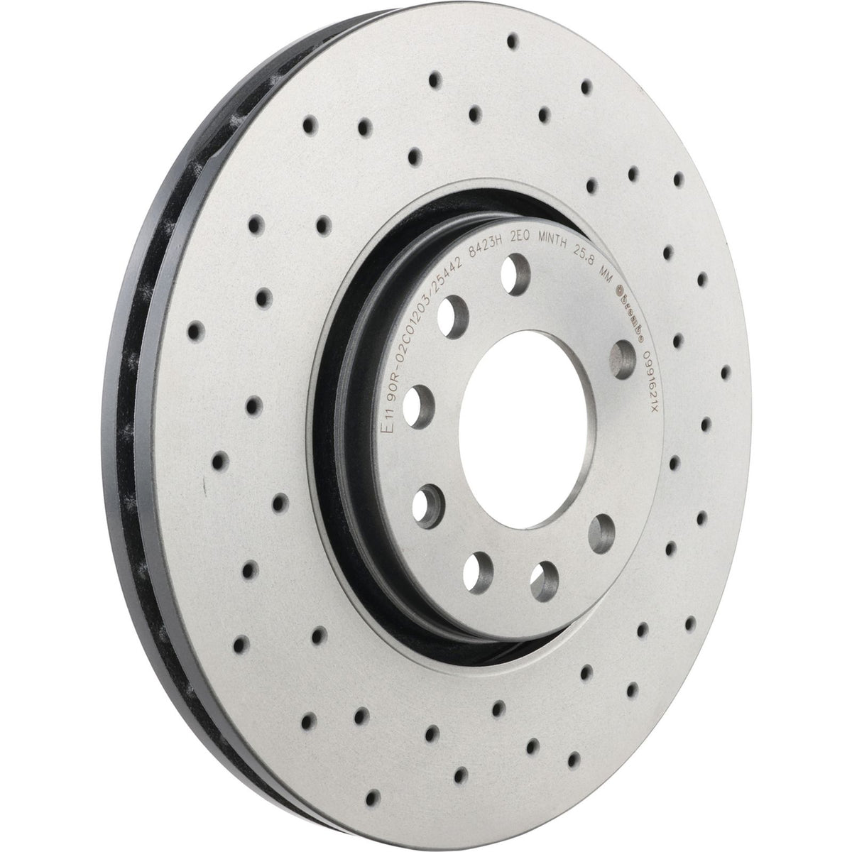 XTRA Drilled Front Disc Brake Rotor - 09.9162.1X_01