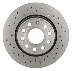 XTRA Drilled Front Disc Brake Rotor - 09.9167.1X_07