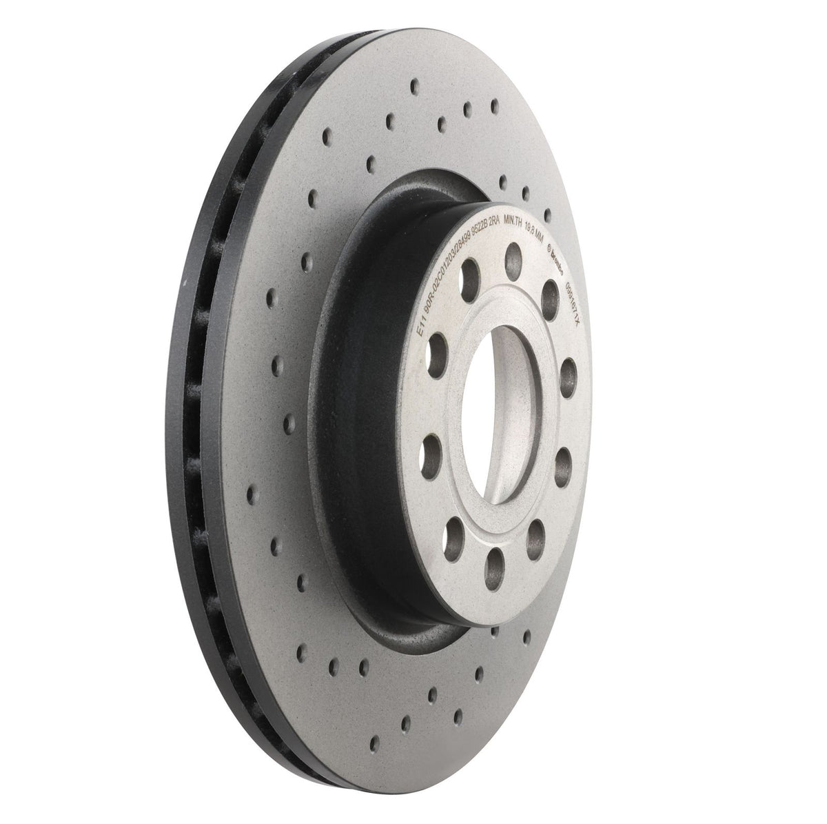 XTRA Drilled Front Disc Brake Rotor - 09.9167.1X_28