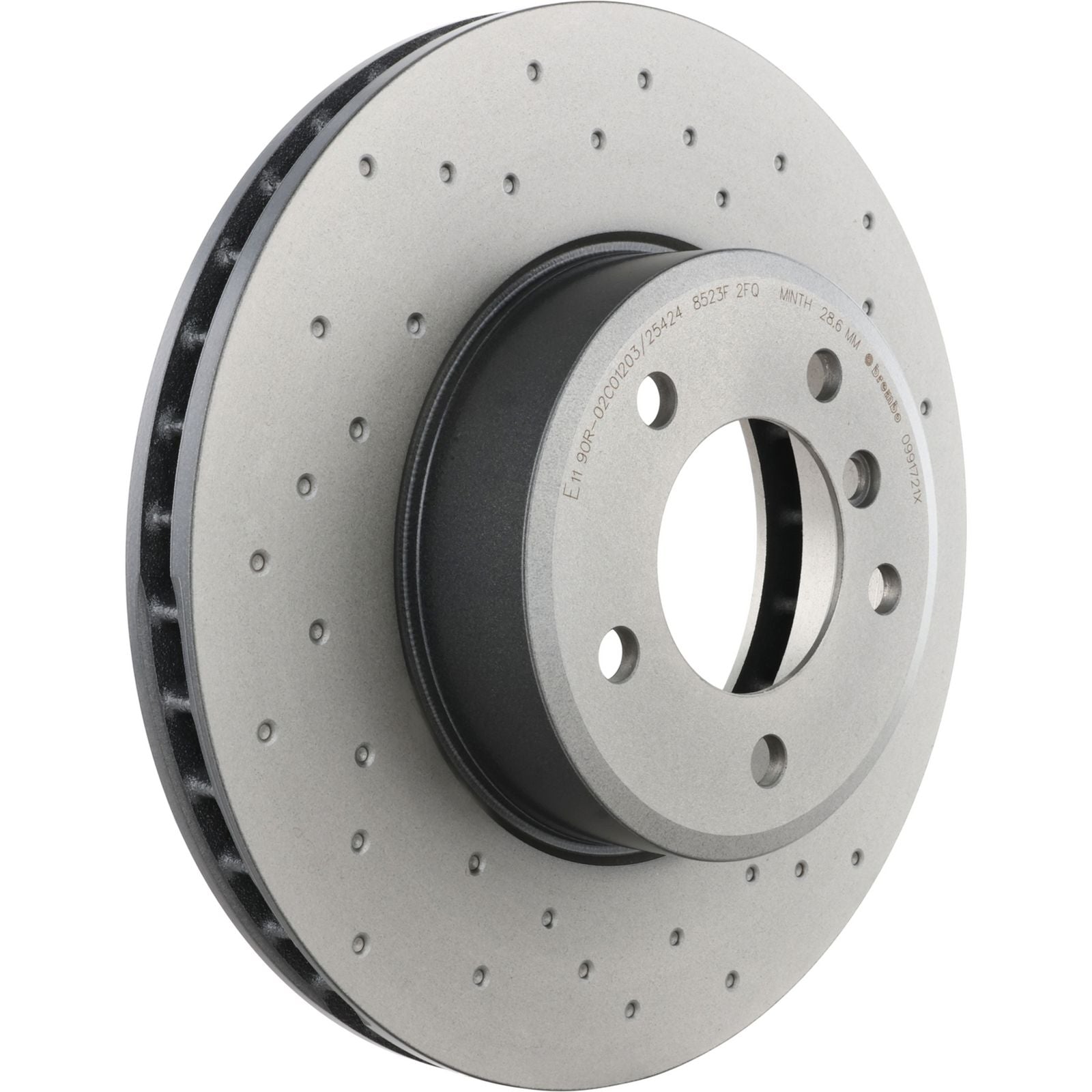 XTRA Drilled Front Disc Brake Rotor - 09.9172.1X_04