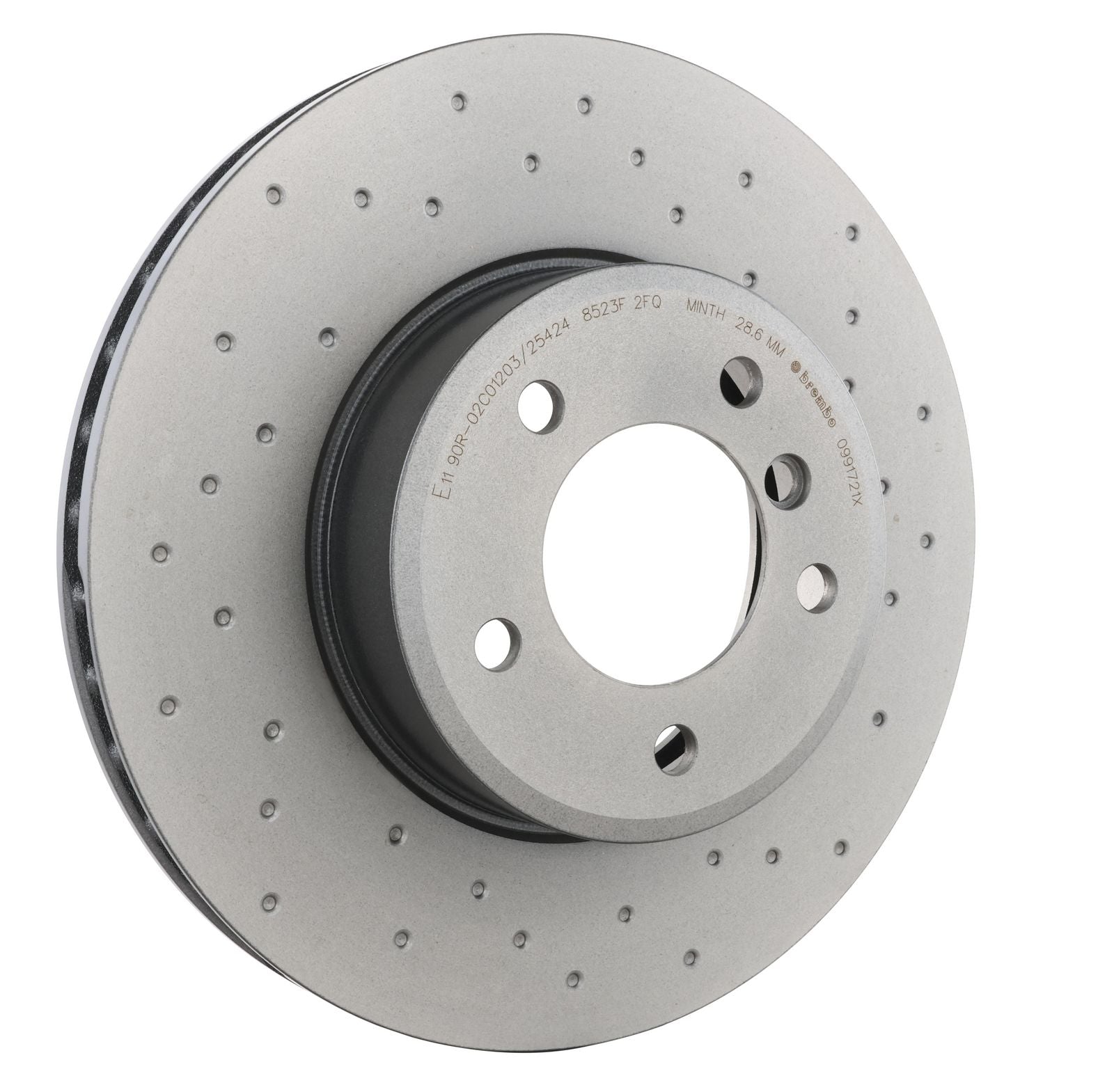 XTRA Drilled Front Disc Brake Rotor - 09.9172.1X_29