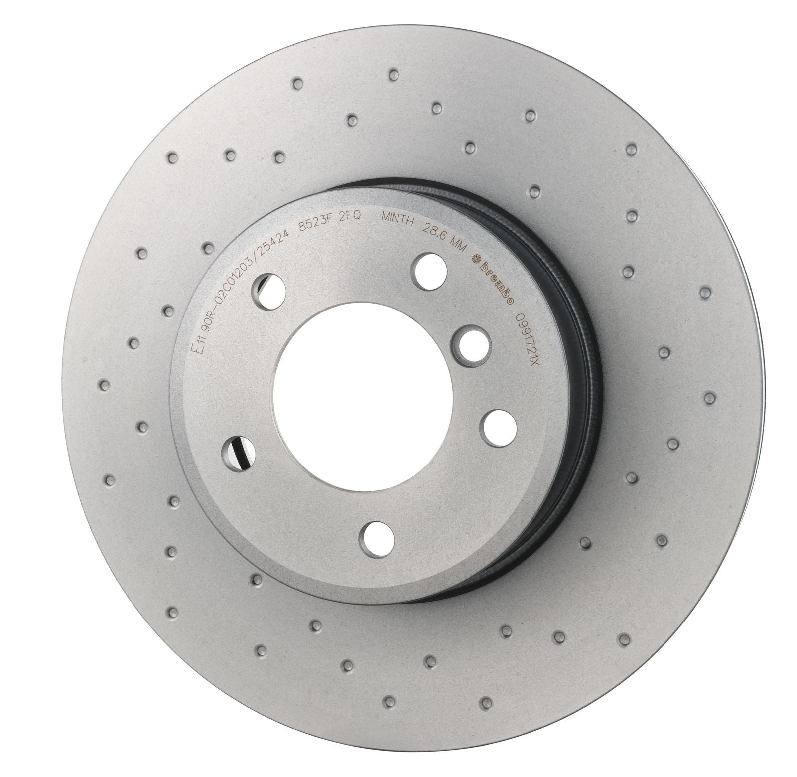 XTRA Drilled Front Disc Brake Rotor - 09.9172.1X_08