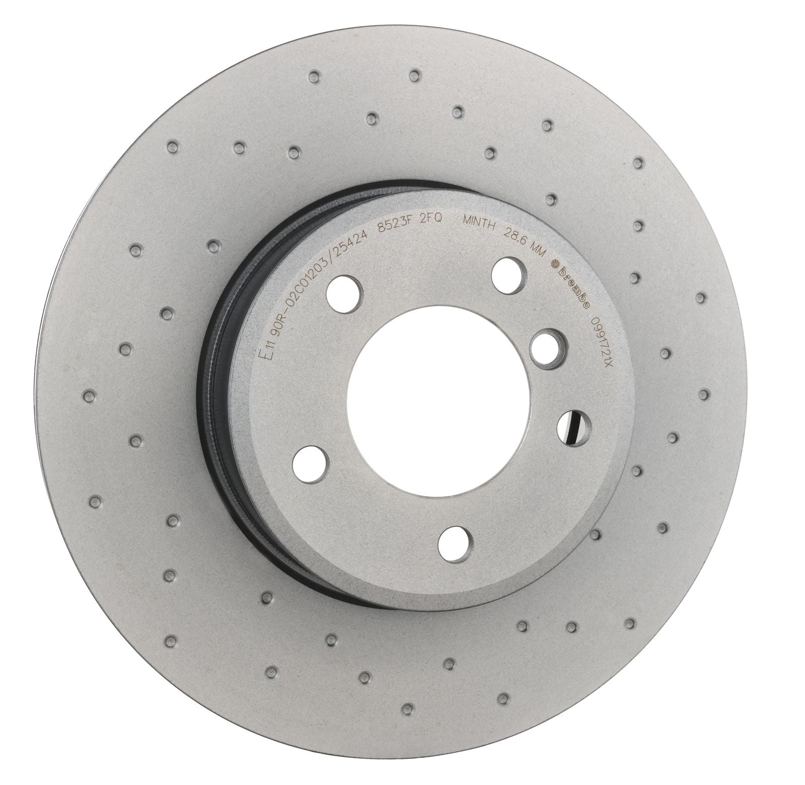 XTRA Drilled Front Disc Brake Rotor - 09.9172.1X_30