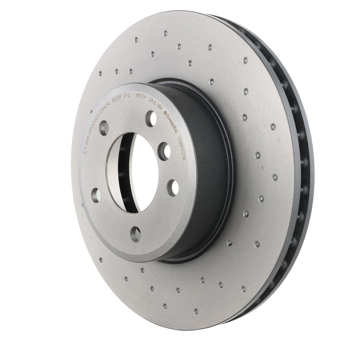 XTRA Drilled Front Disc Brake Rotor - 09.9172.1X_10