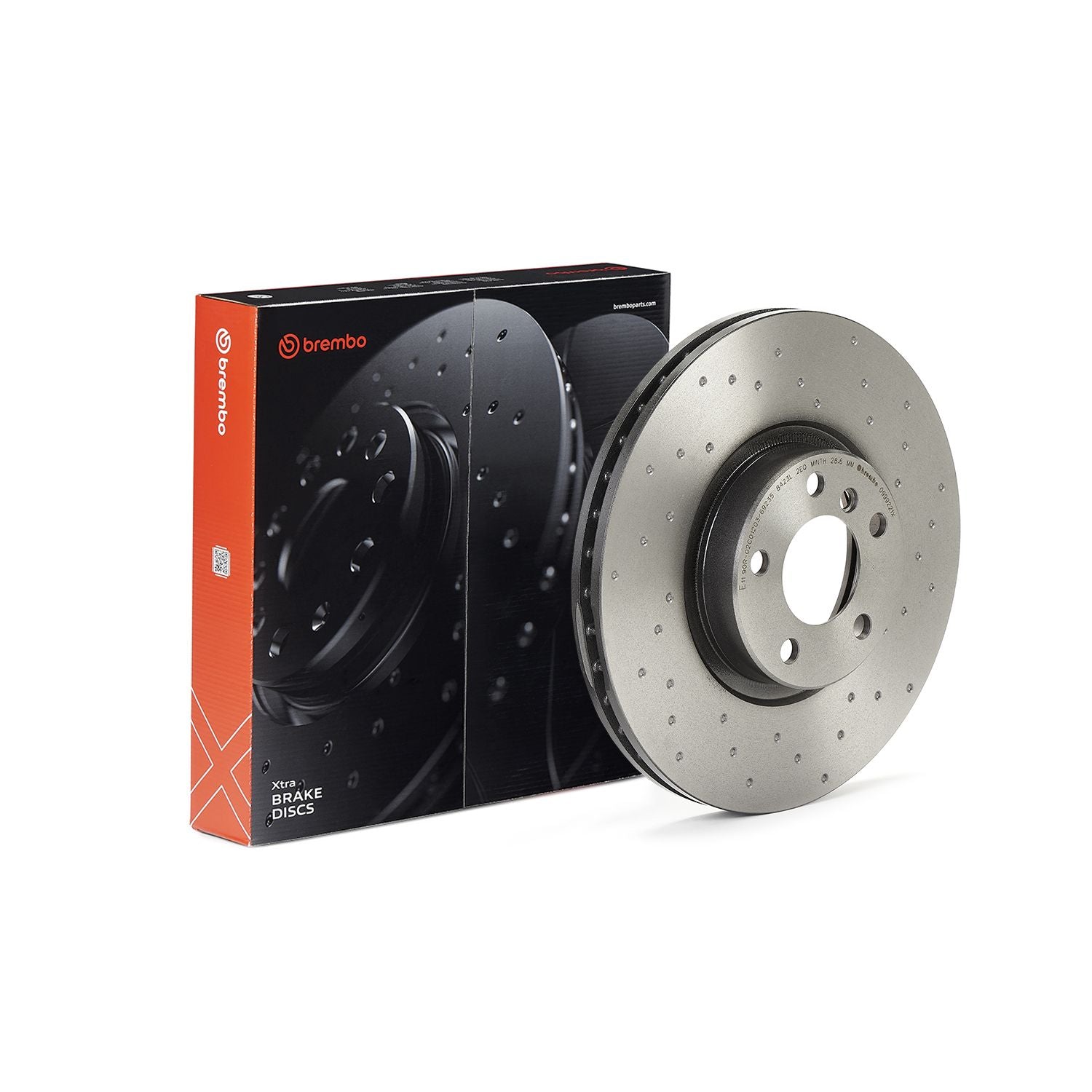 XTRA Drilled Front Disc Brake Rotor - 09.9922.1X_01