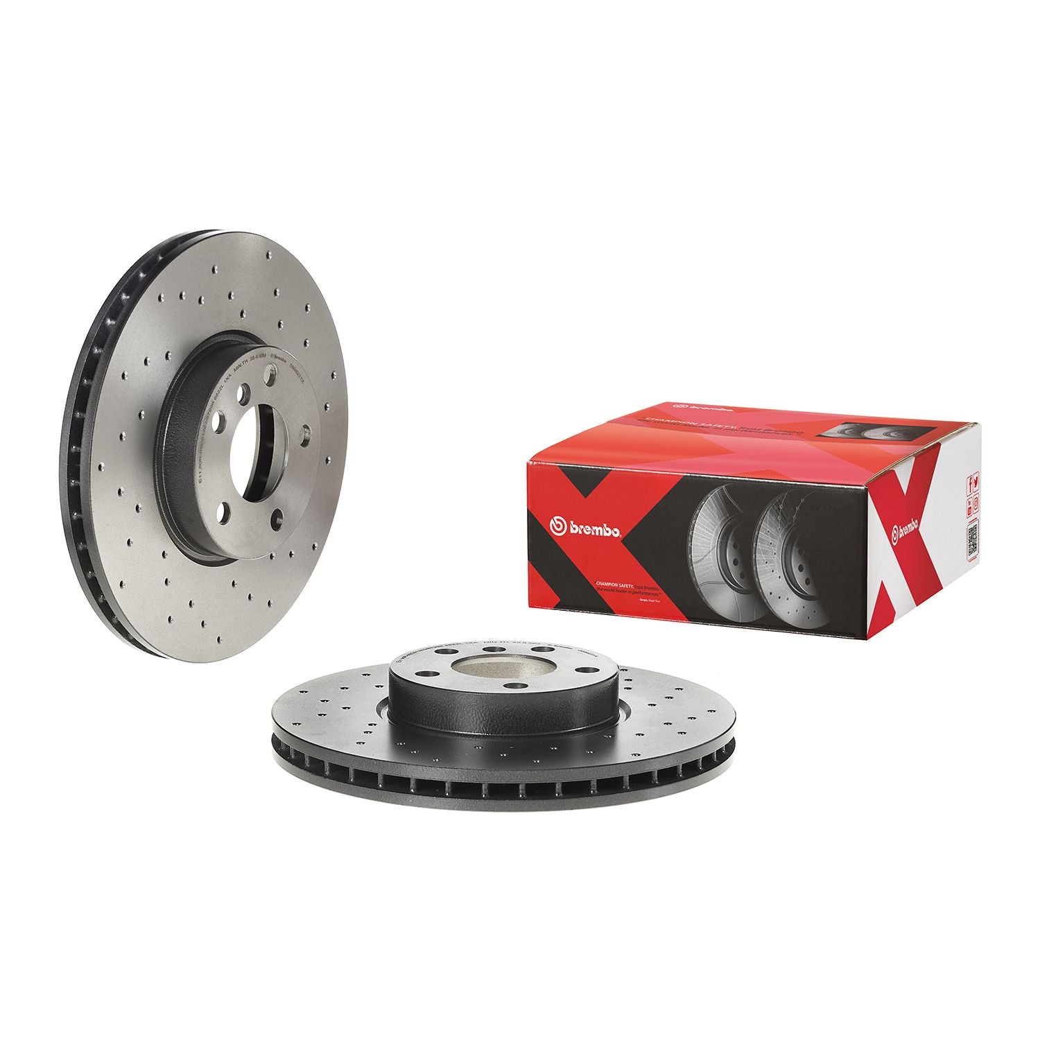 XTRA Drilled Front Disc Brake Rotor - 09.9923.1X_01