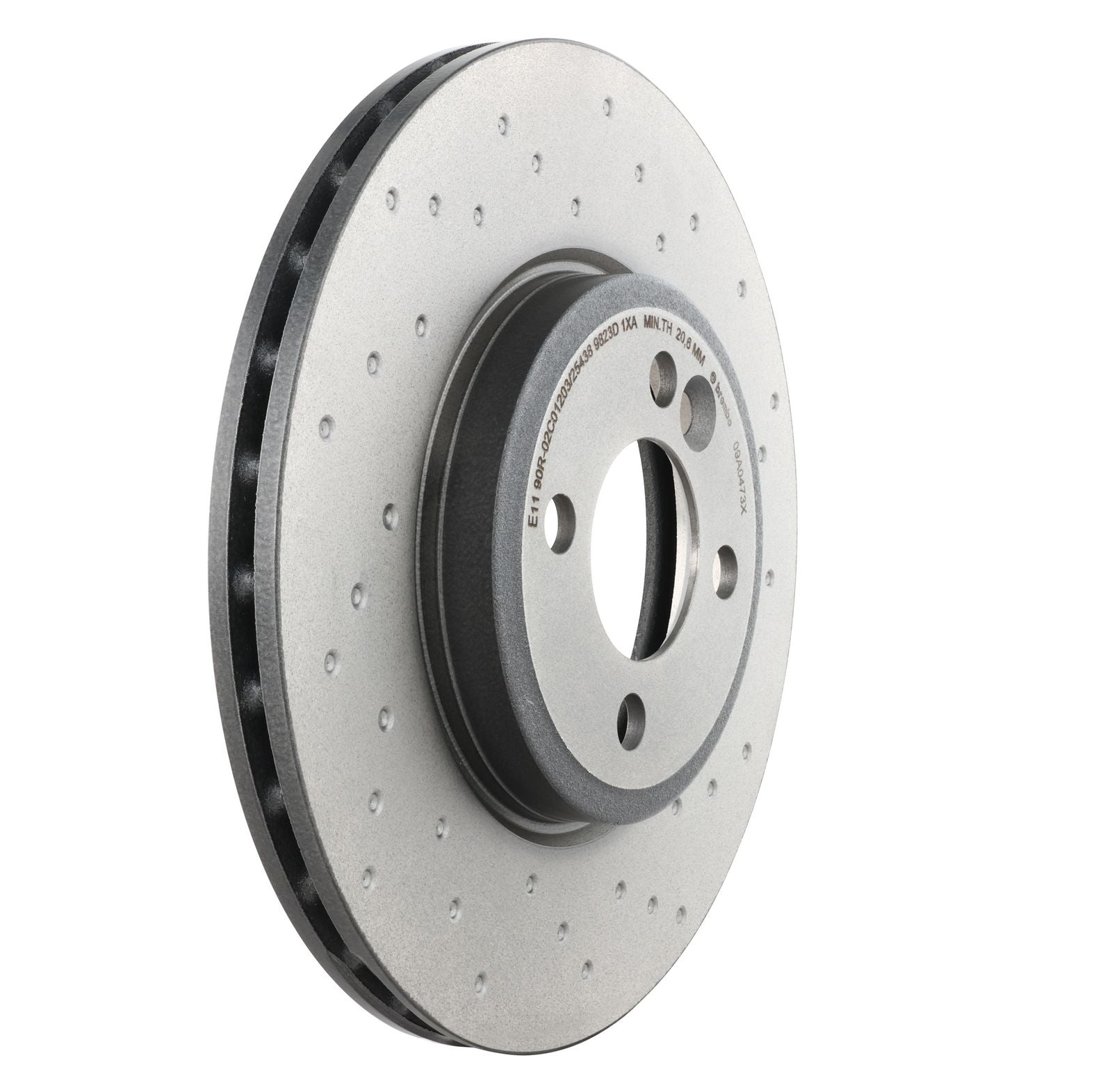 XTRA Drilled Front Disc Brake Rotor - 09.A047.3X_27