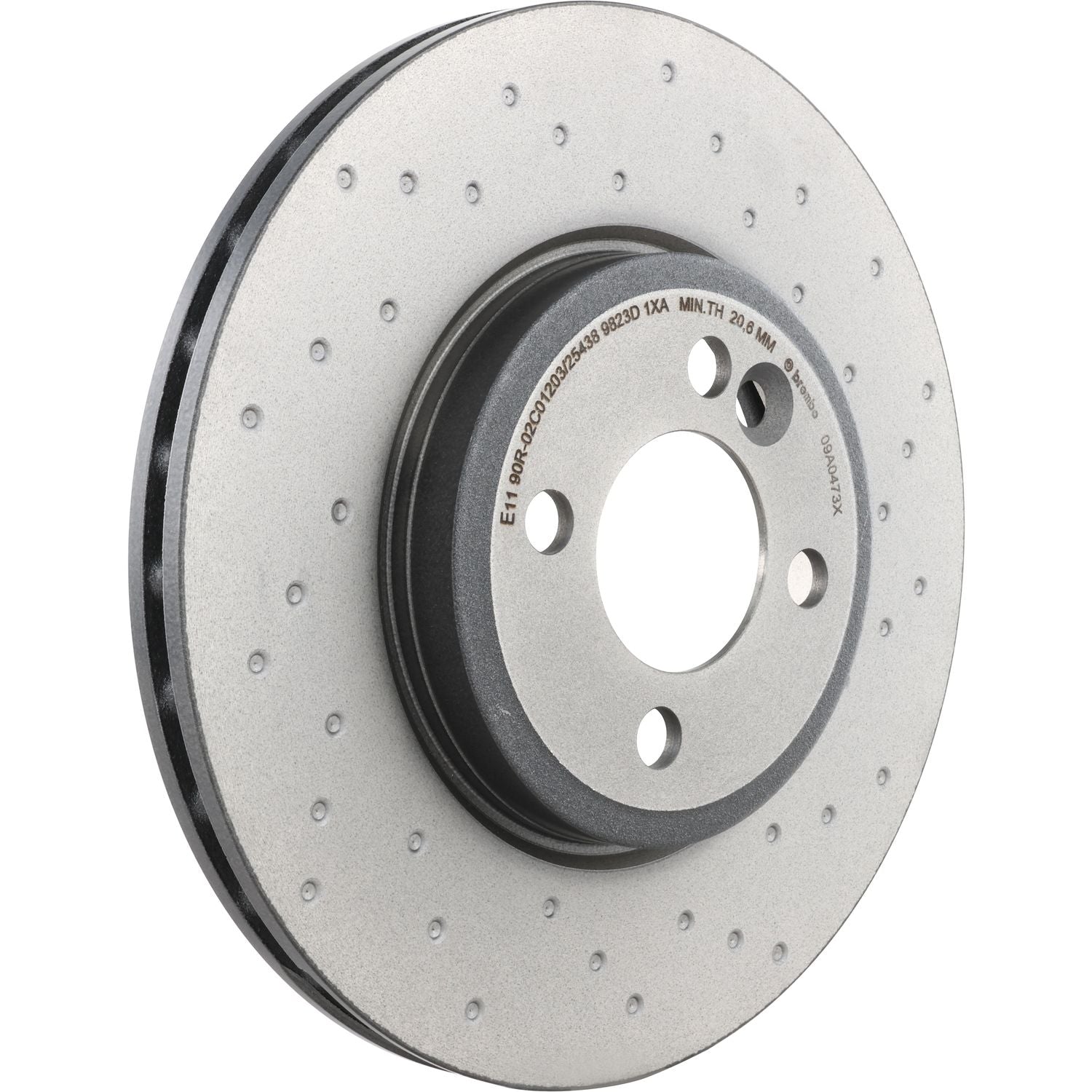 XTRA Drilled Front Disc Brake Rotor - 09.A047.3X_02