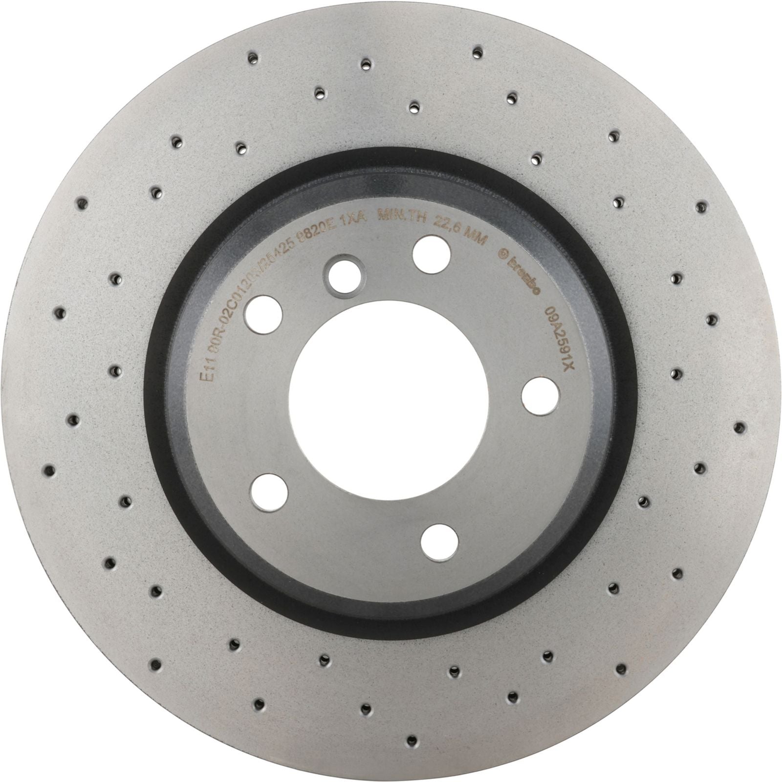 XTRA Drilled Front Disc Brake Rotor - 09.A259.1X_03