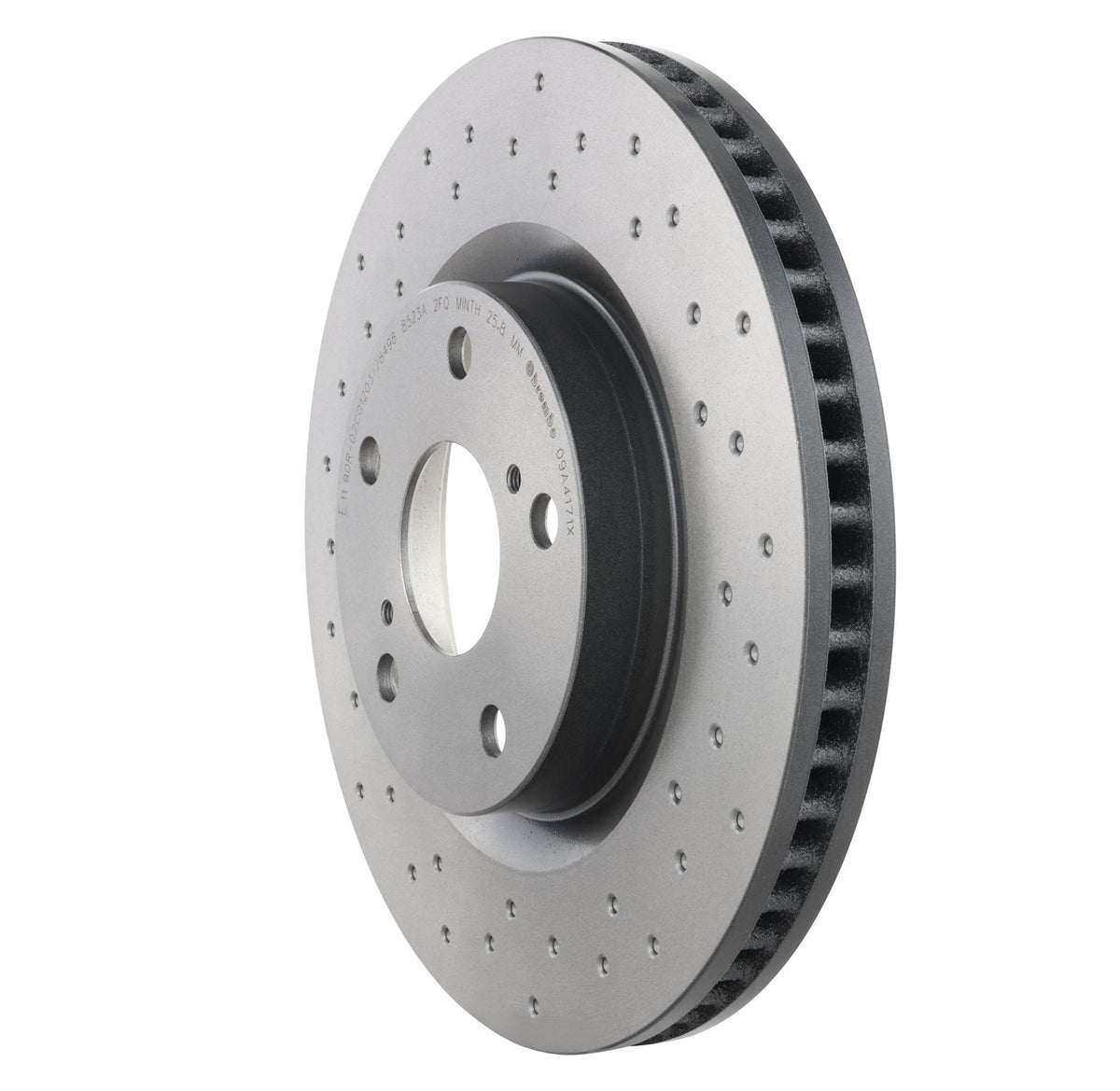 XTRA Drilled Front Disc Brake Rotor - 09.A417.1X_11