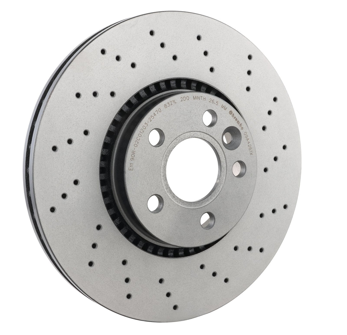 XTRA Drilled Front Disc Brake Rotor - 09.A426.1X_28