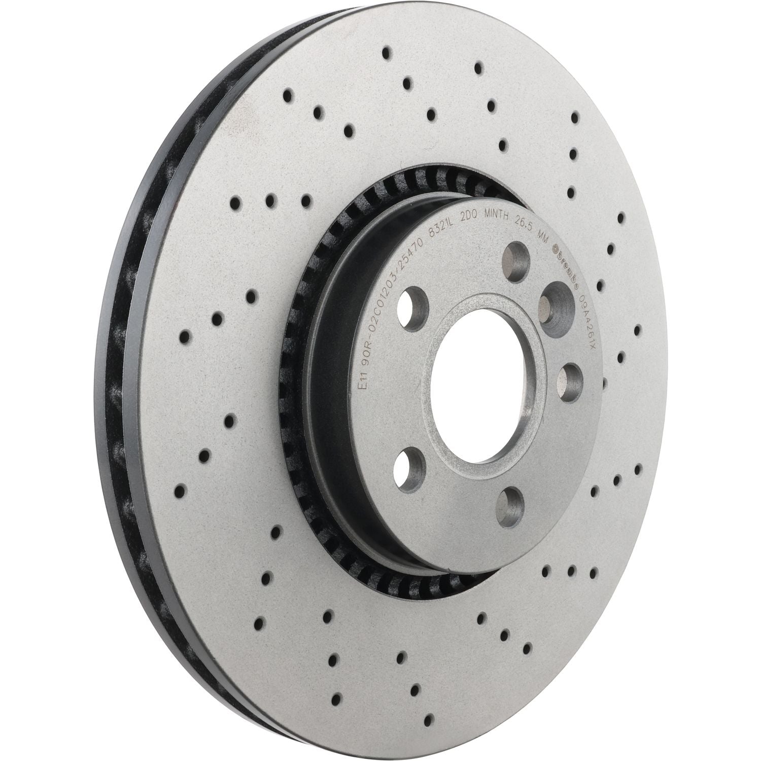 XTRA Drilled Front Disc Brake Rotor - 09.A426.1X_01
