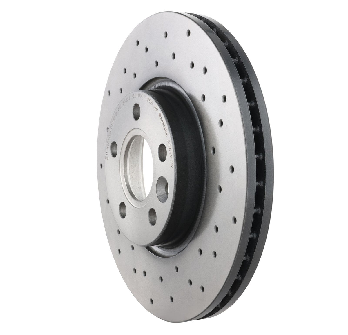 XTRA Drilled Front Disc Brake Rotor - 09.A427.1X_10
