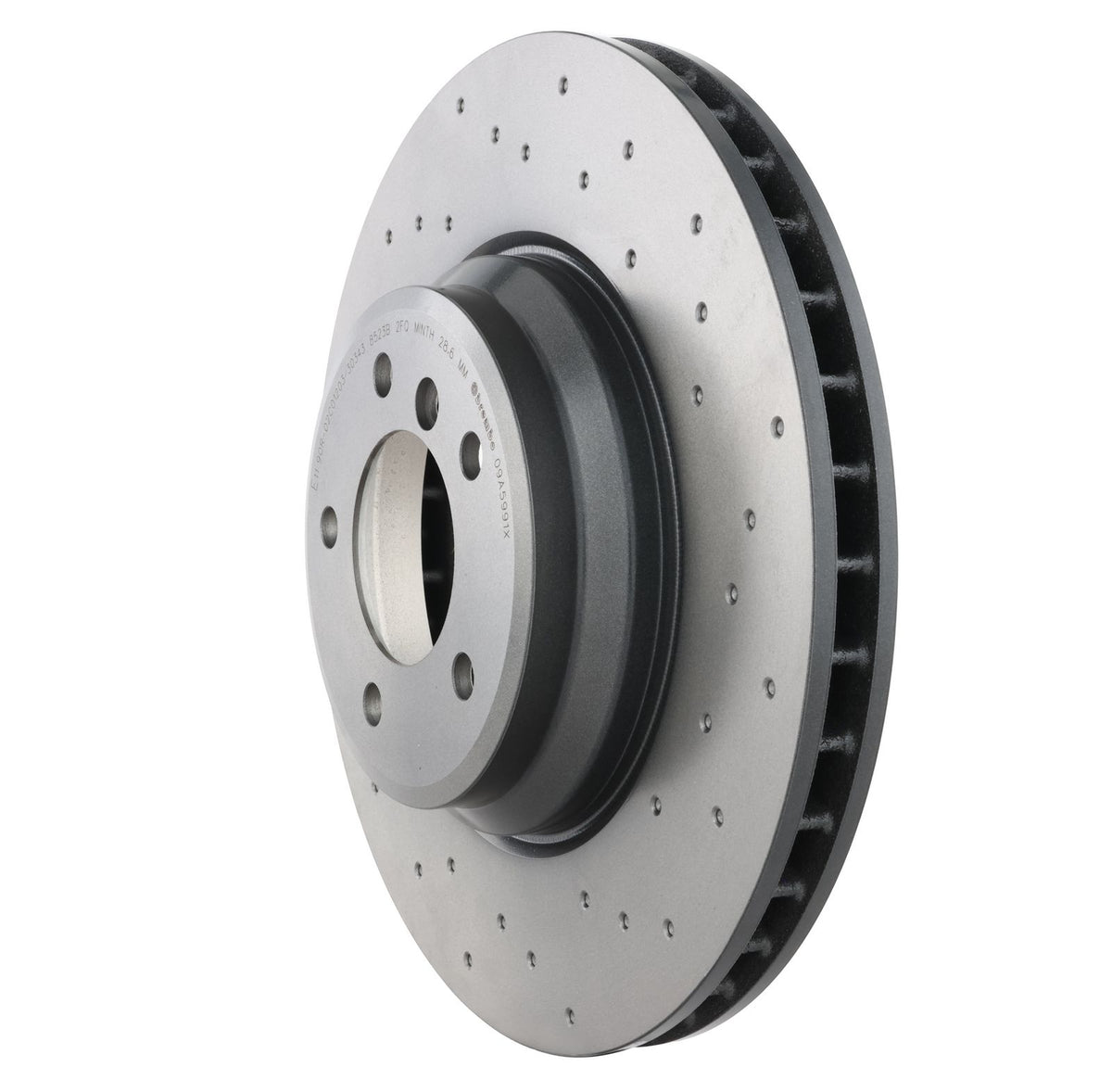 XTRA Drilled Front Disc Brake Rotor - 09.A599.1X_11