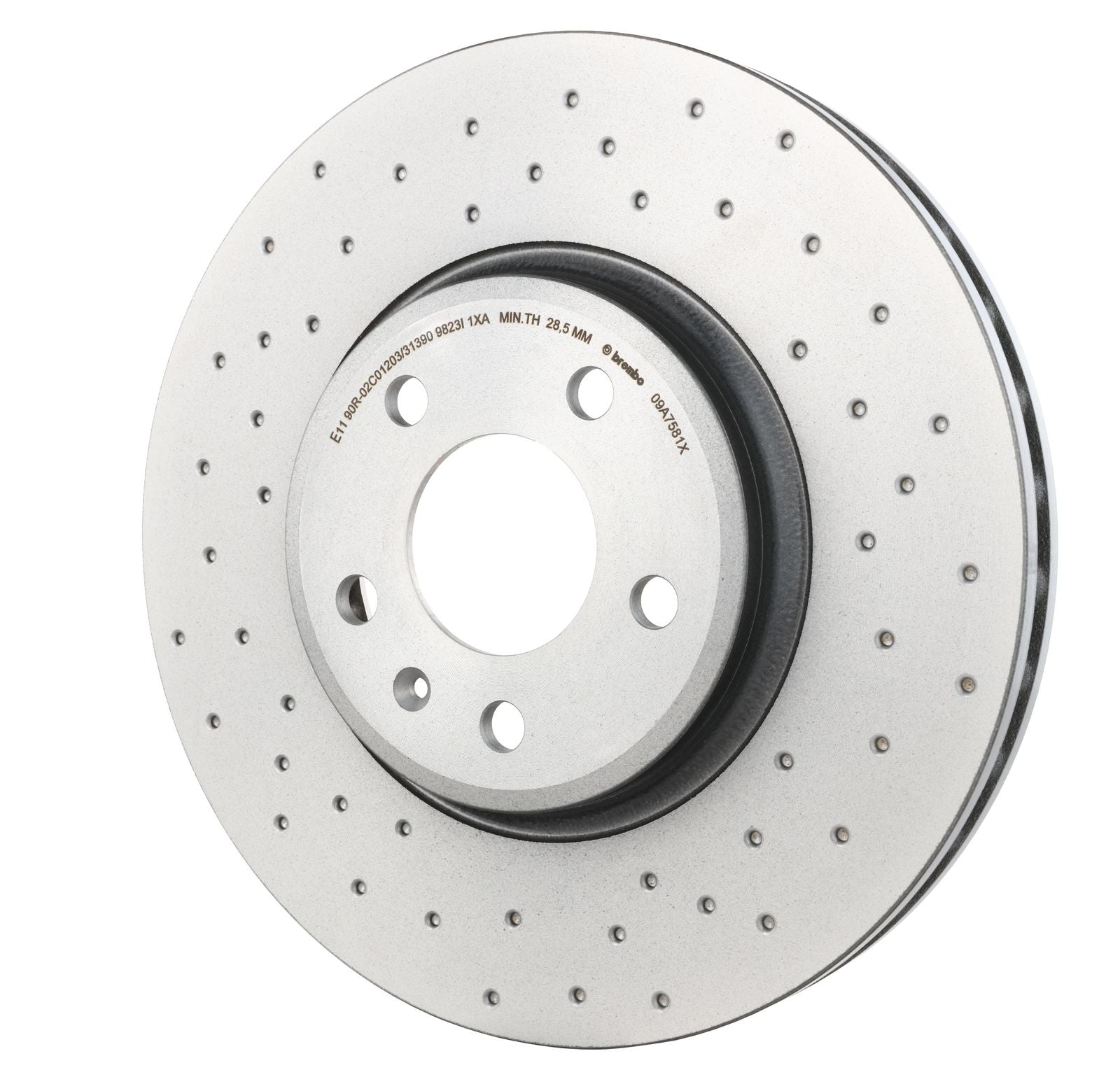 XTRA Drilled Front Disc Brake Rotor - 09.A758.1X_09