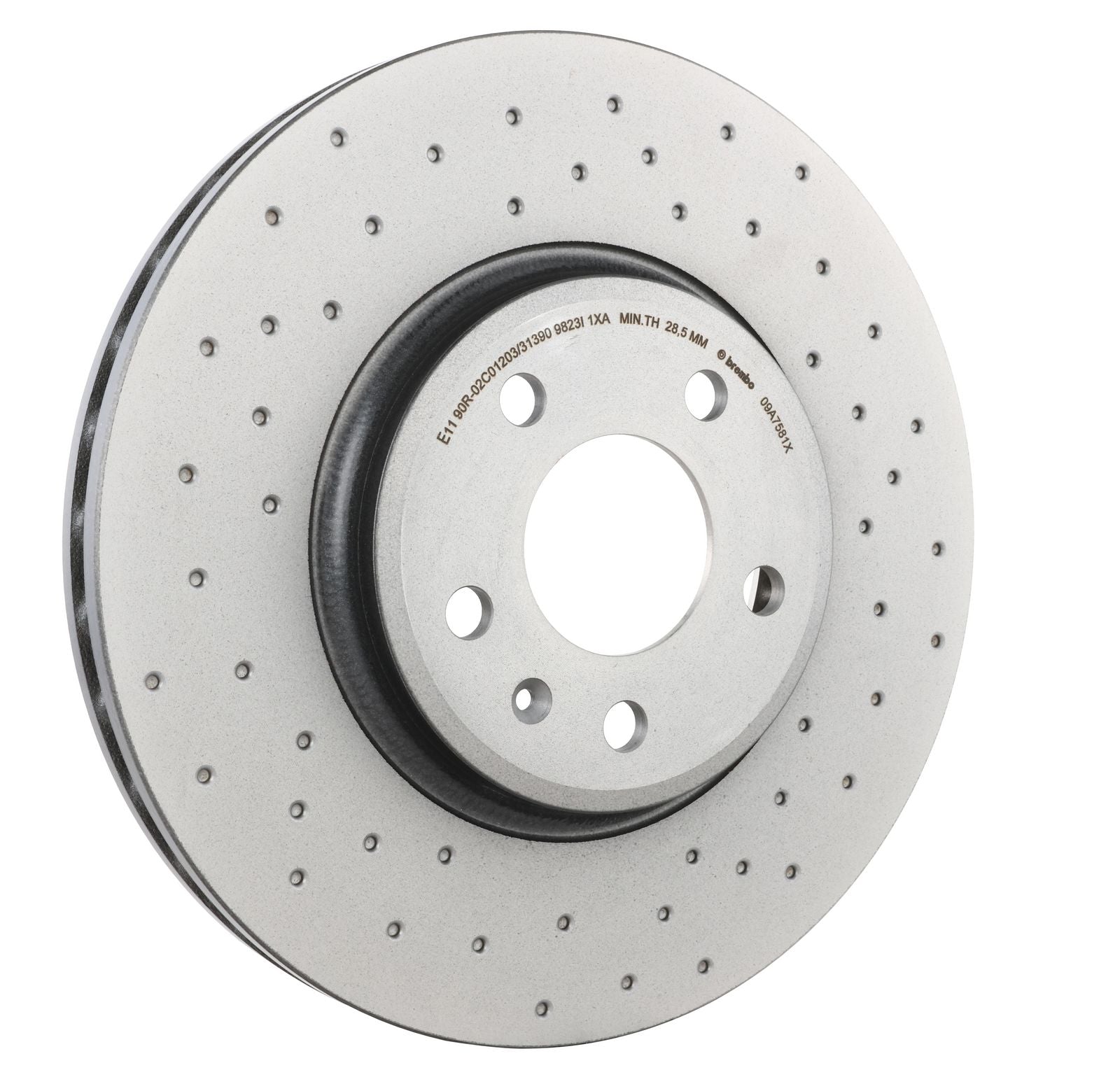 XTRA Drilled Front Disc Brake Rotor - 09.A758.1X_29