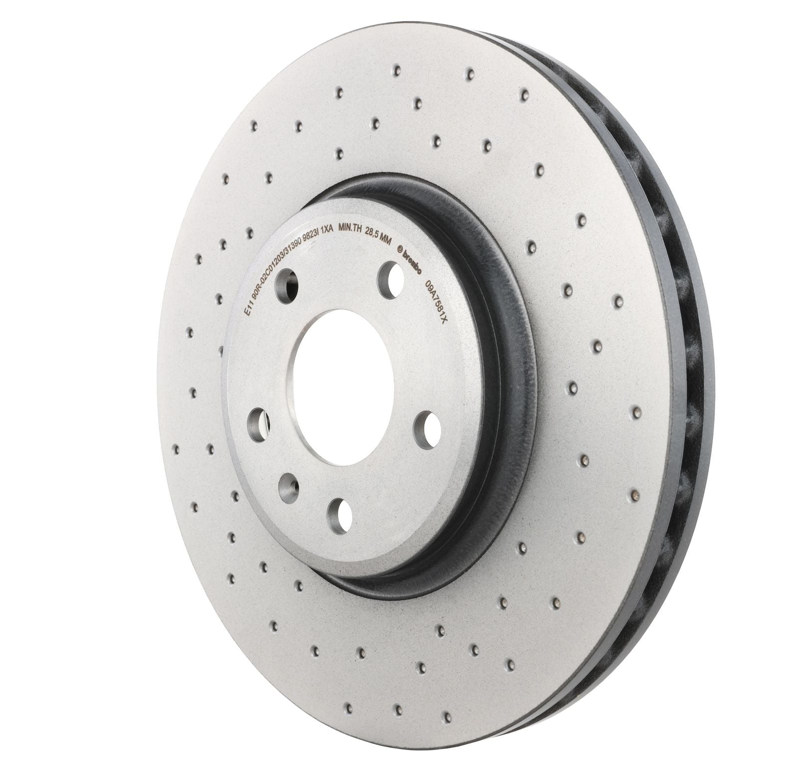 XTRA Drilled Front Disc Brake Rotor - 09.A758.1X_10