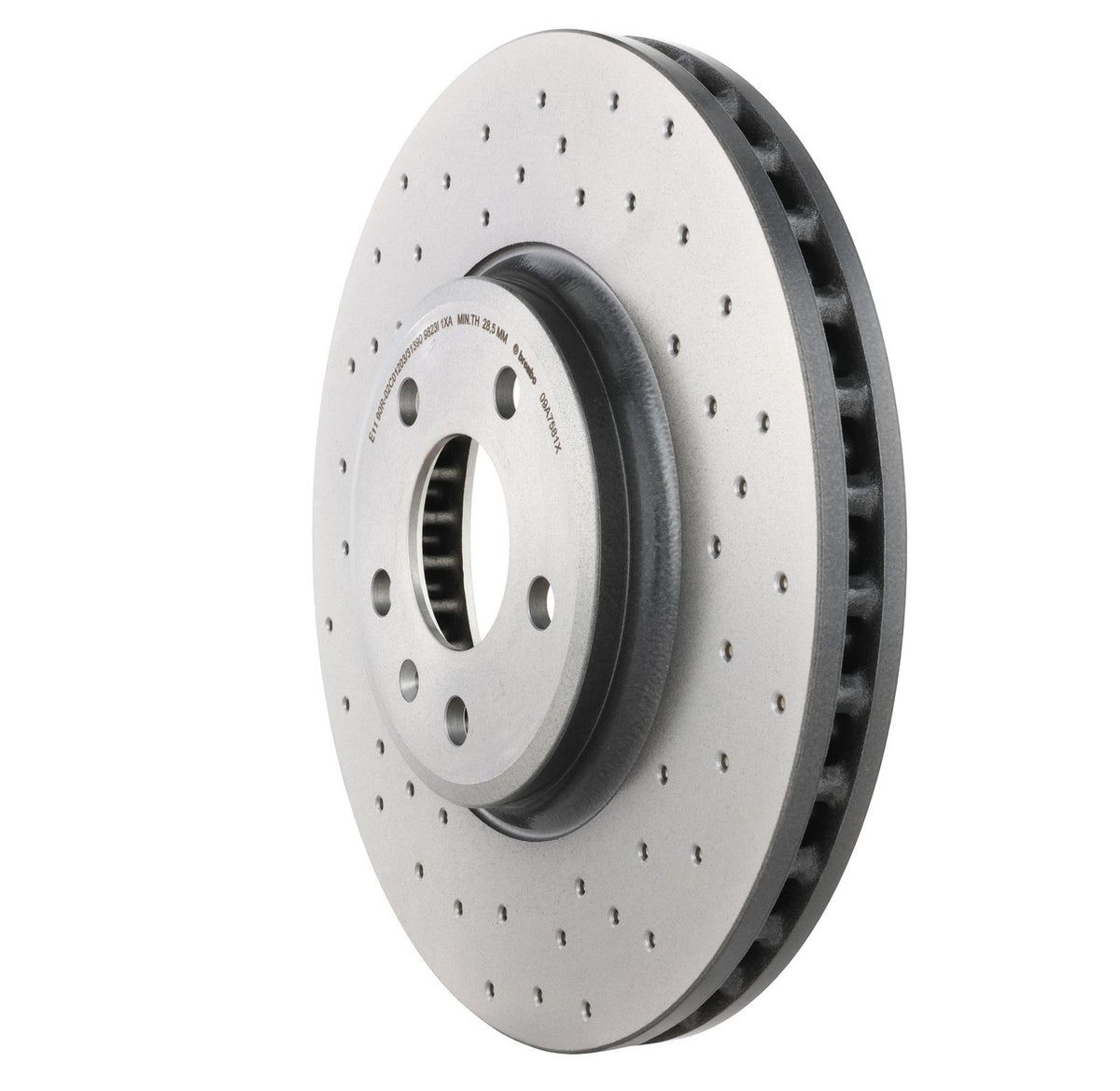 XTRA Drilled Front Disc Brake Rotor - 09.A758.1X_11