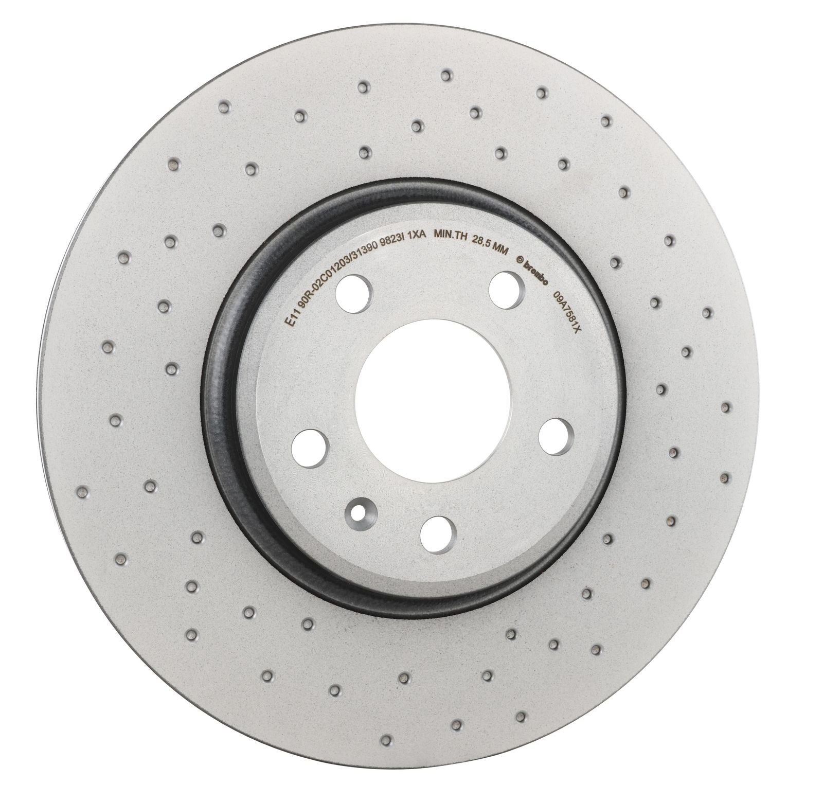 XTRA Drilled Front Disc Brake Rotor - 09.A758.1X_30