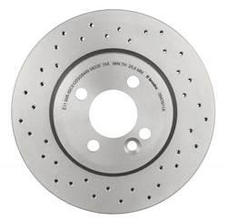 XTRA Drilled Front Disc Brake Rotor - 09.A761.1X_01