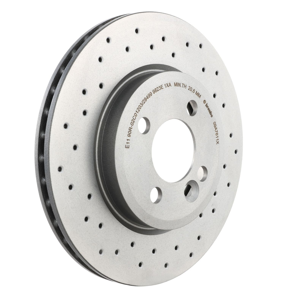 XTRA Drilled Front Disc Brake Rotor - 09.A761.1X_23