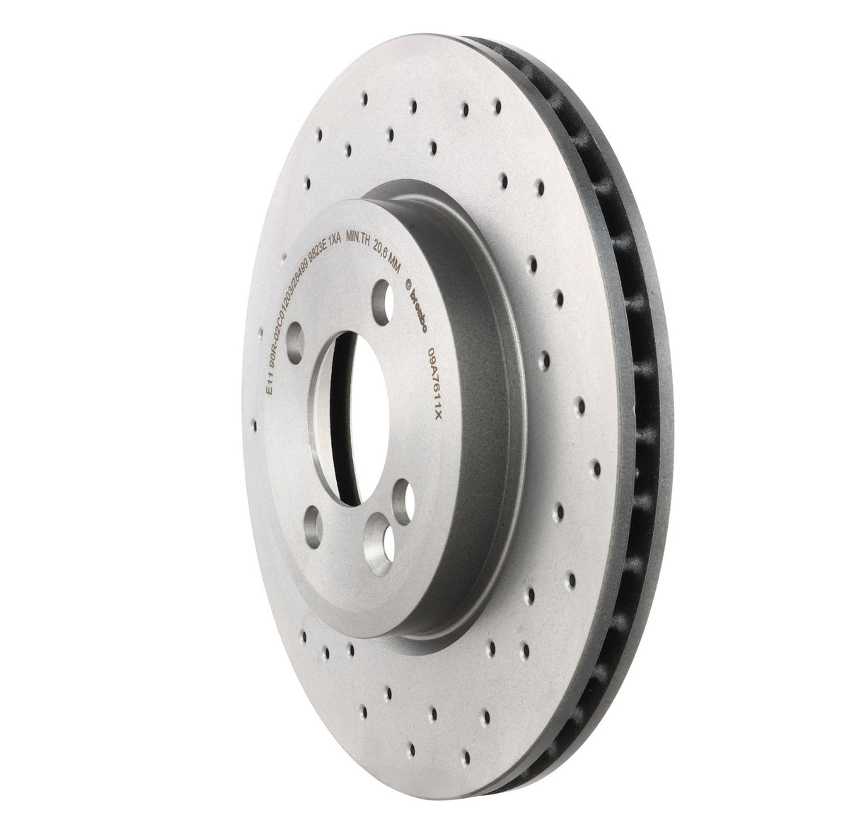 XTRA Drilled Front Disc Brake Rotor - 09.A761.1X_06