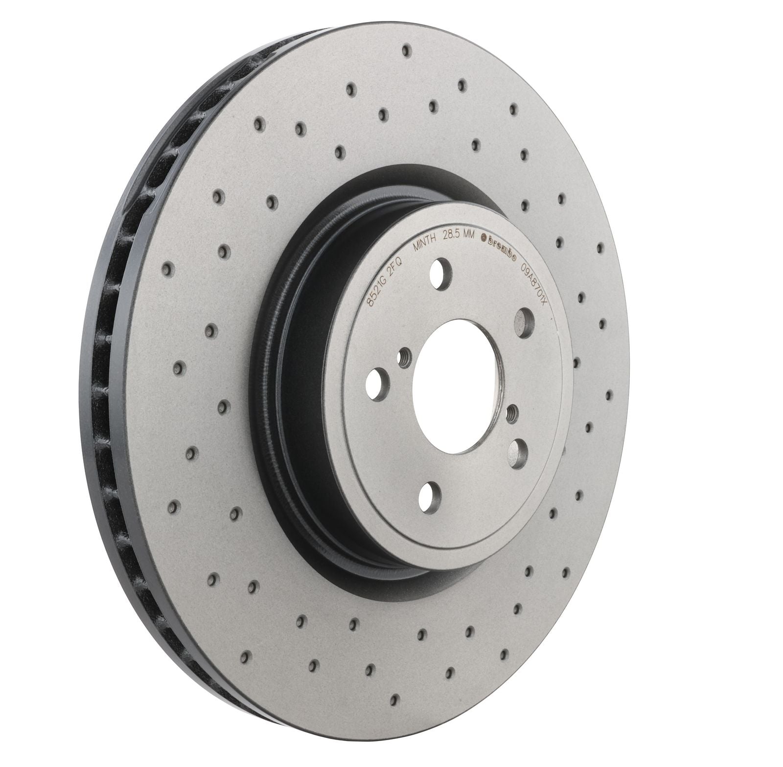XTRA Drilled Front Disc Brake Rotor - 09.A870.1X_23