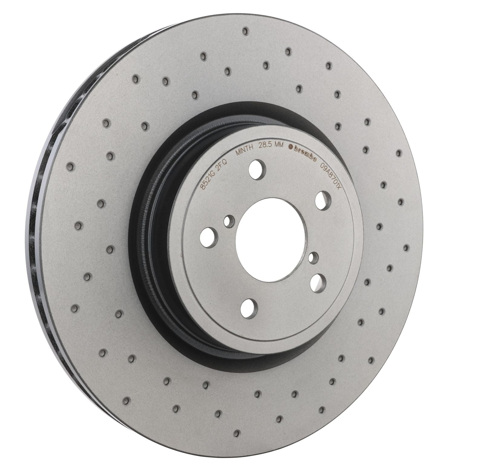 XTRA Drilled Front Disc Brake Rotor - 09.A870.1X_24