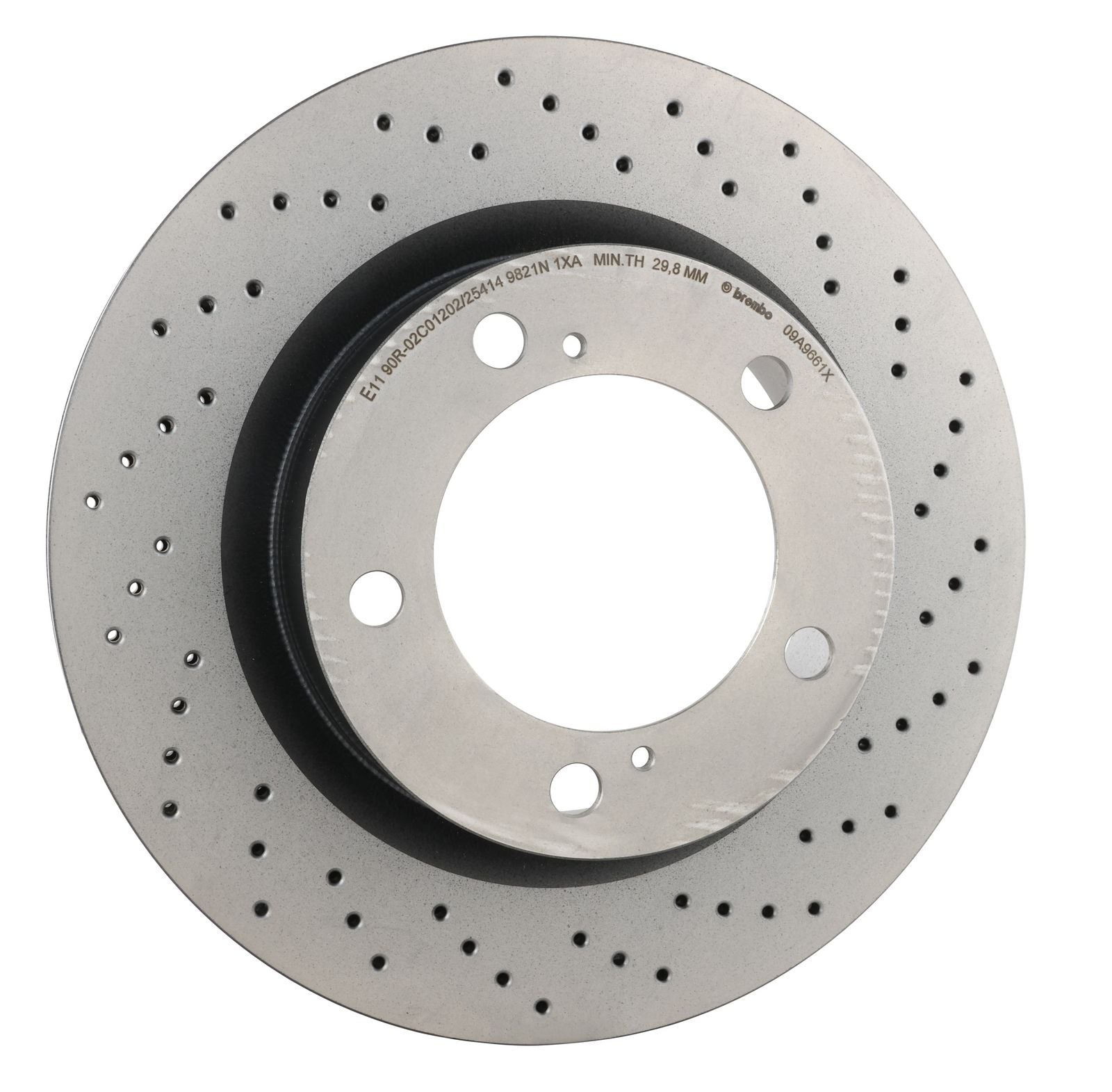 XTRA Drilled Front Disc Brake Rotor - 09.A966.1X_24