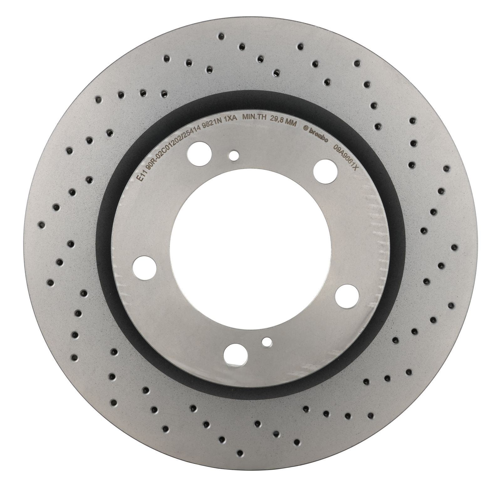 XTRA Drilled Front Disc Brake Rotor - 09.A966.1X_01