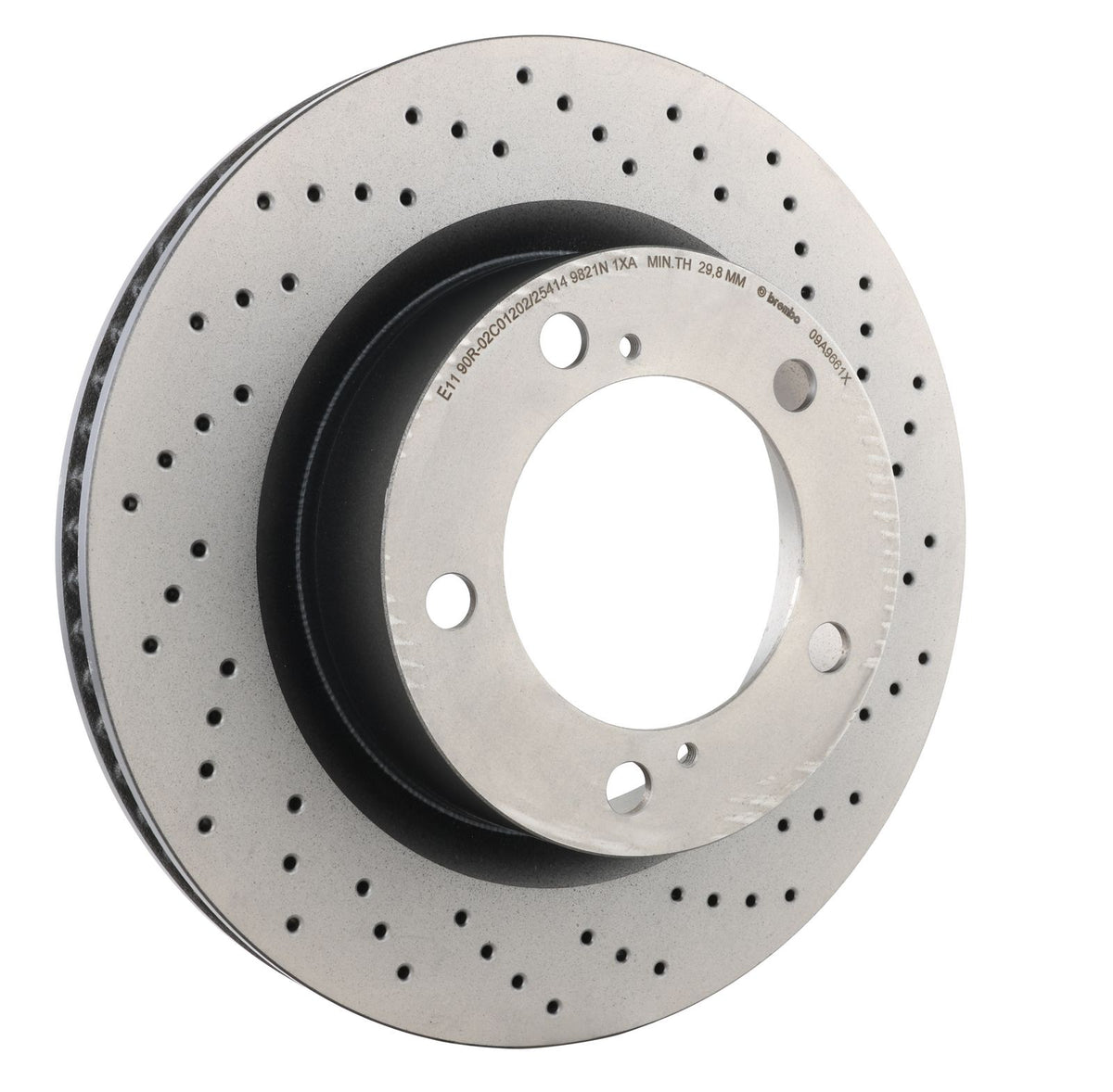 XTRA Drilled Front Disc Brake Rotor - 09.A966.1X_23