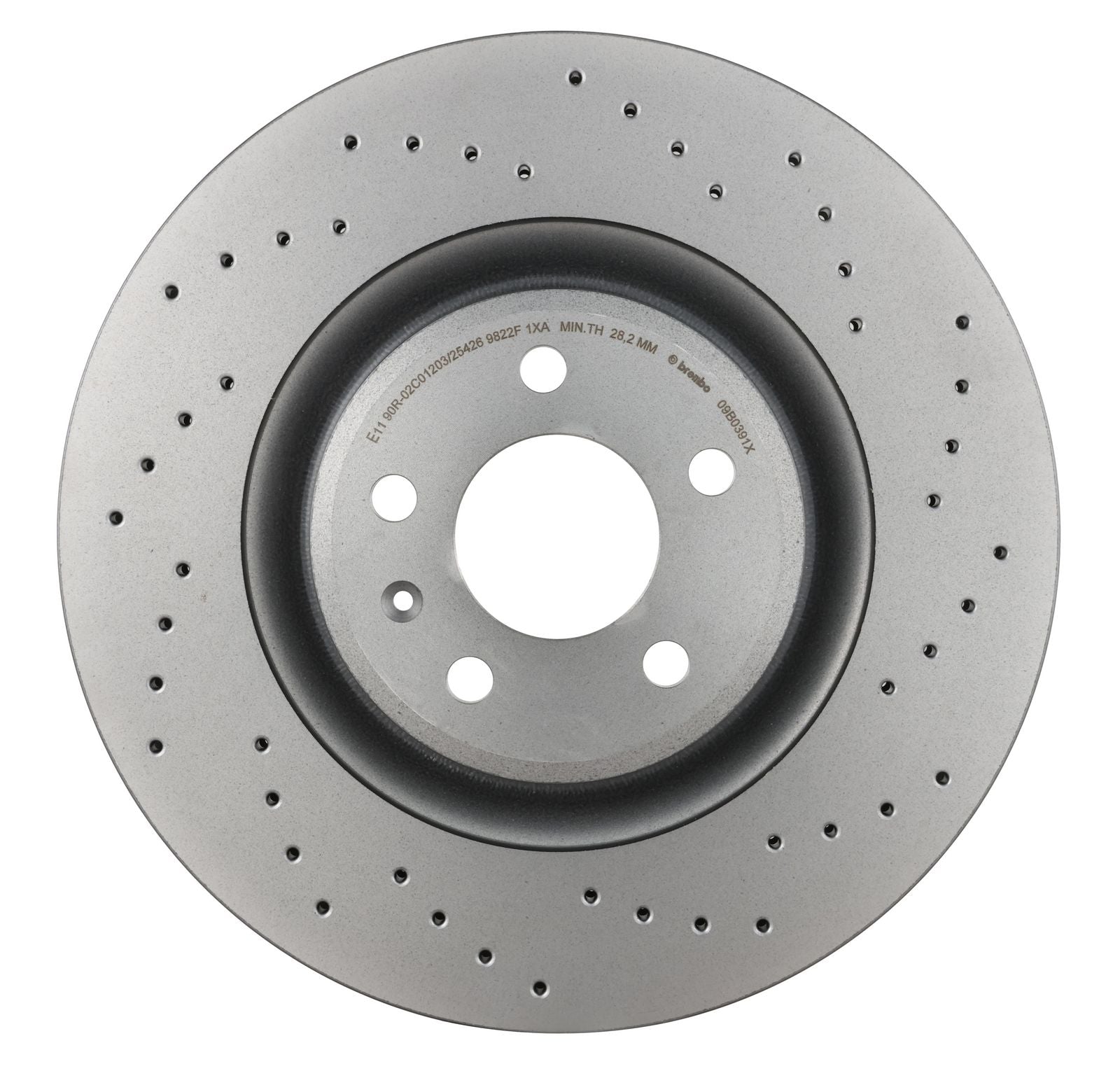 XTRA Drilled Front Disc Brake Rotor - 09.B039.1X_01