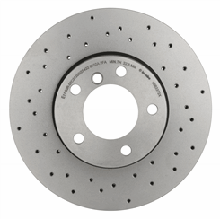 XTRA Drilled Front Disc Brake Rotor - 09.B337.2X_07
