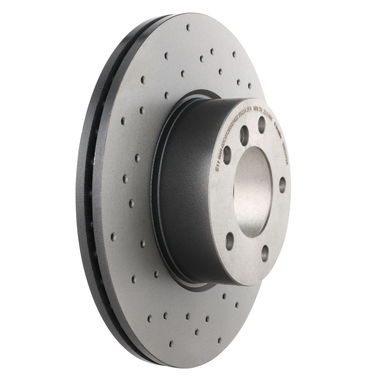 XTRA Drilled Front Disc Brake Rotor - 09.B337.2X_28