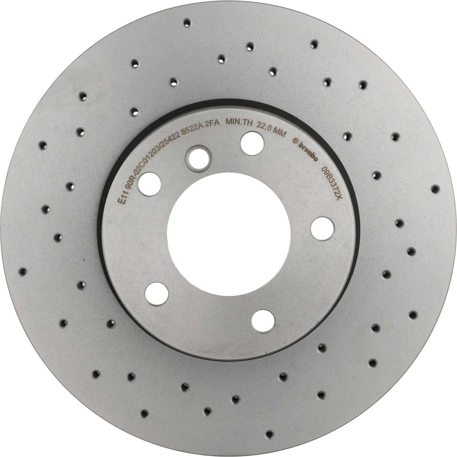 XTRA Drilled Front Disc Brake Rotor - 09.B337.2X_05