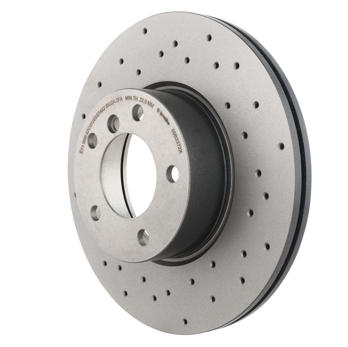 XTRA Drilled Front Disc Brake Rotor - 09.B337.2X_11