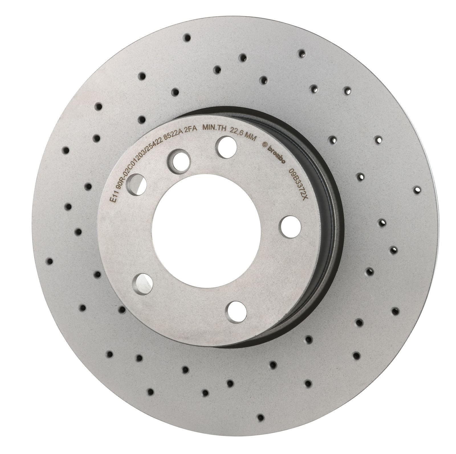 XTRA Drilled Front Disc Brake Rotor - 09.B337.2X_09