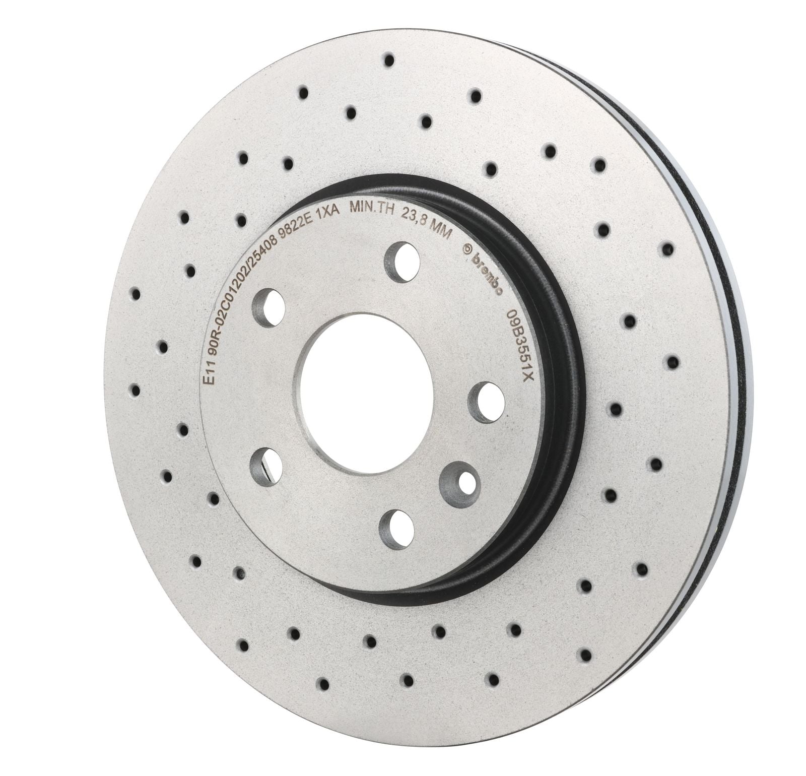 XTRA Drilled Front Disc Brake Rotor - 09.B355.1X_03