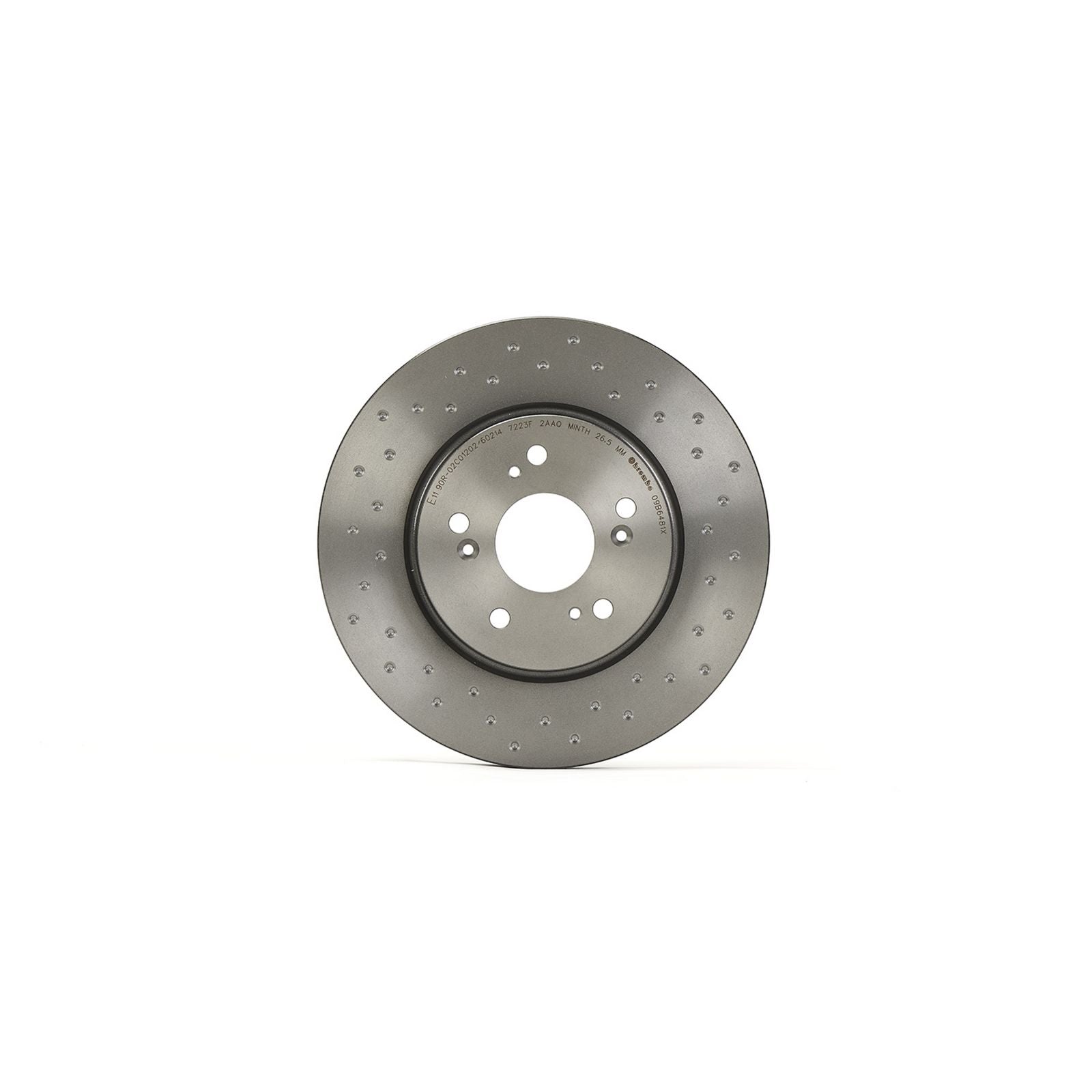 XTRA Drilled Front Disc Brake Rotor - 09.B648.1X_01