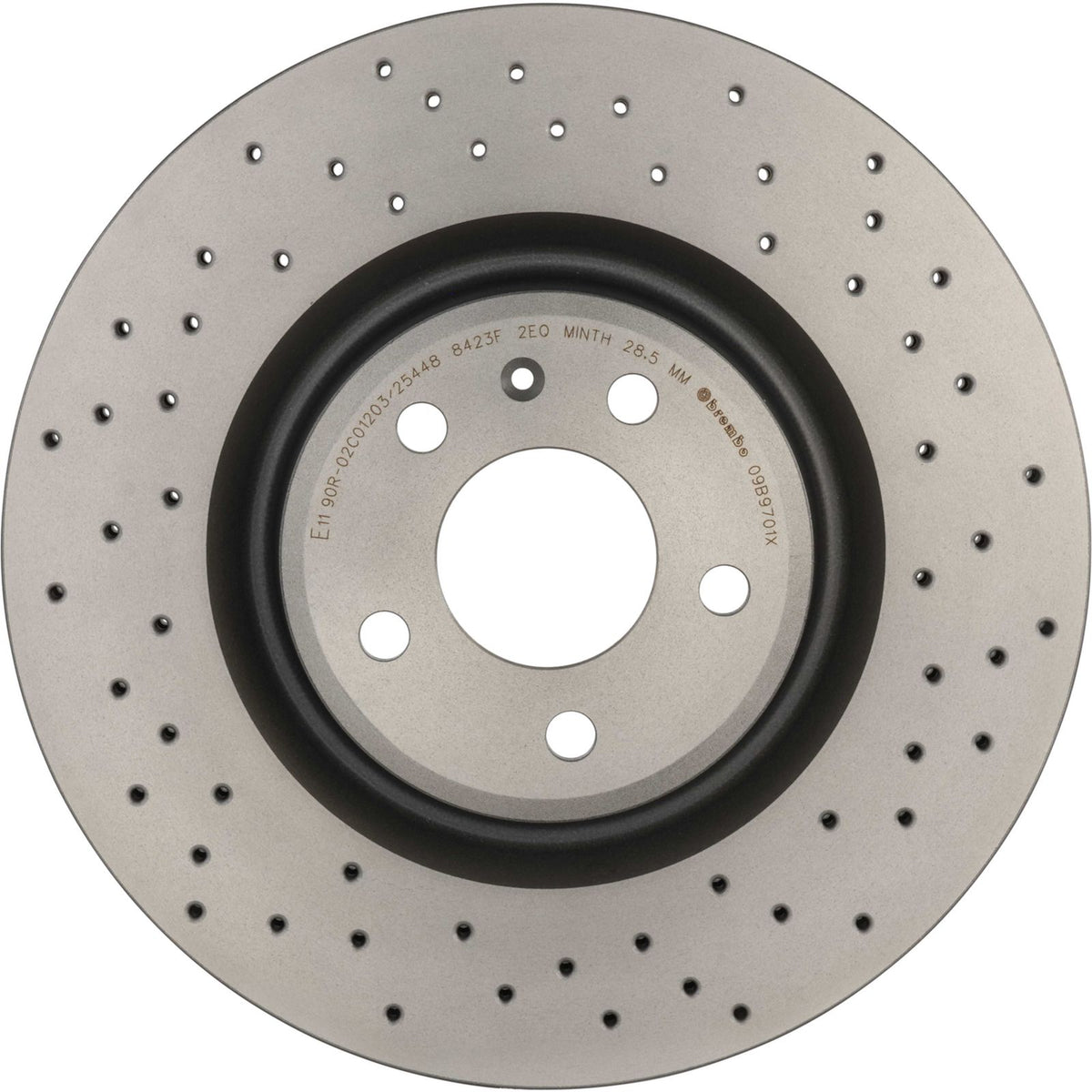 XTRA Drilled Front Disc Brake Rotor - 09.B970.1X_03