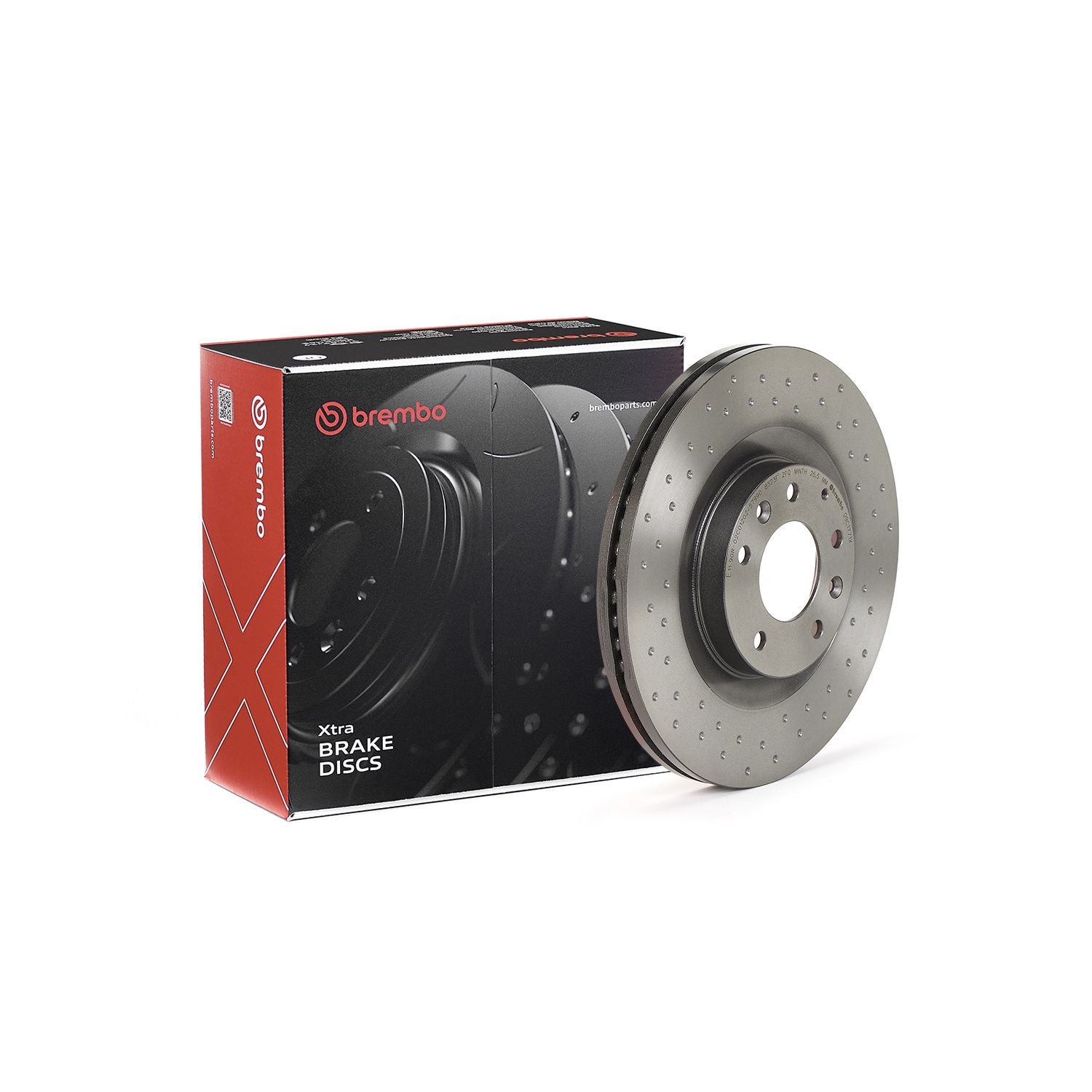 XTRA Drilled Front Disc Brake Rotor - 09.C177.1X_01