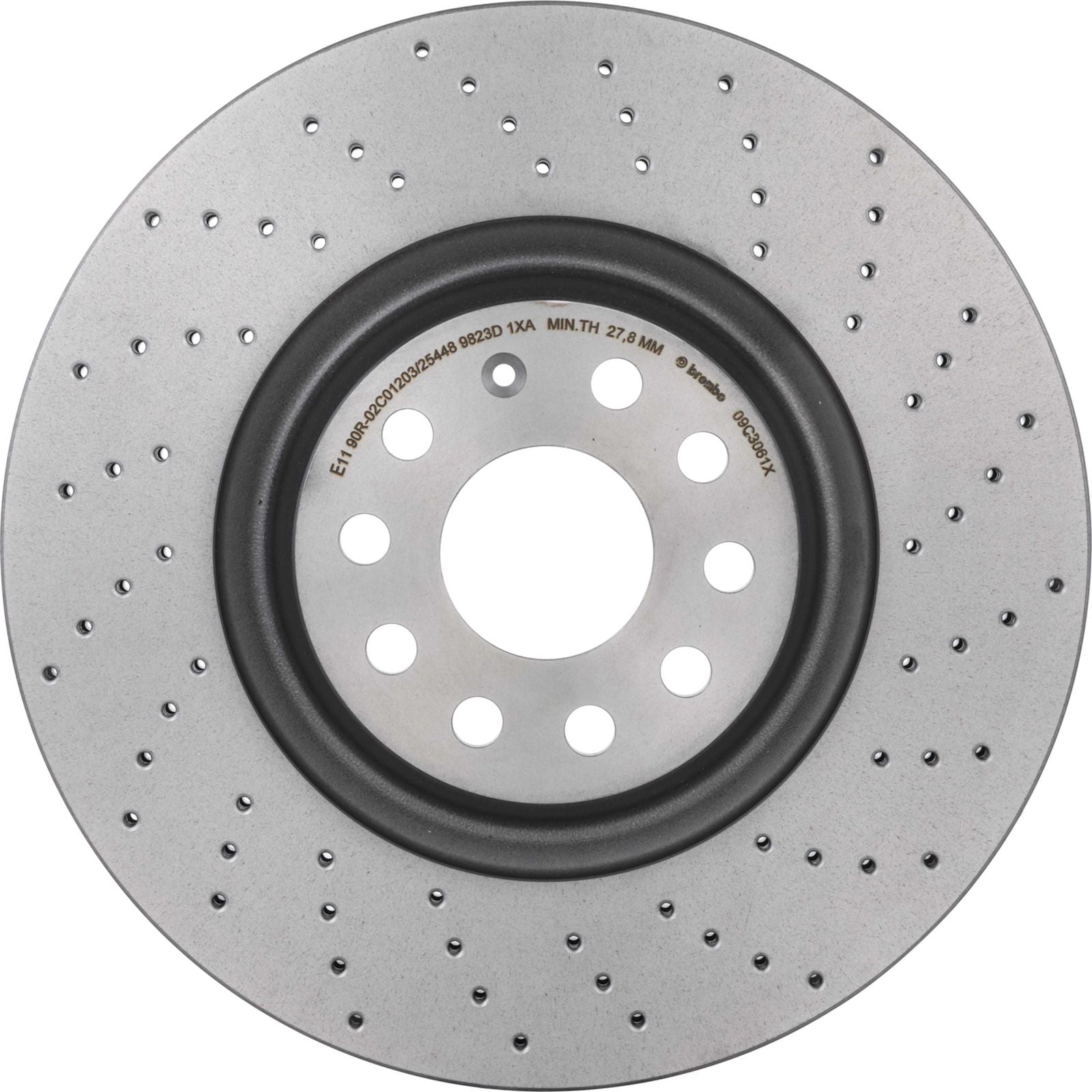 XTRA Drilled Front Disc Brake Rotor - 09.C306.1X_05