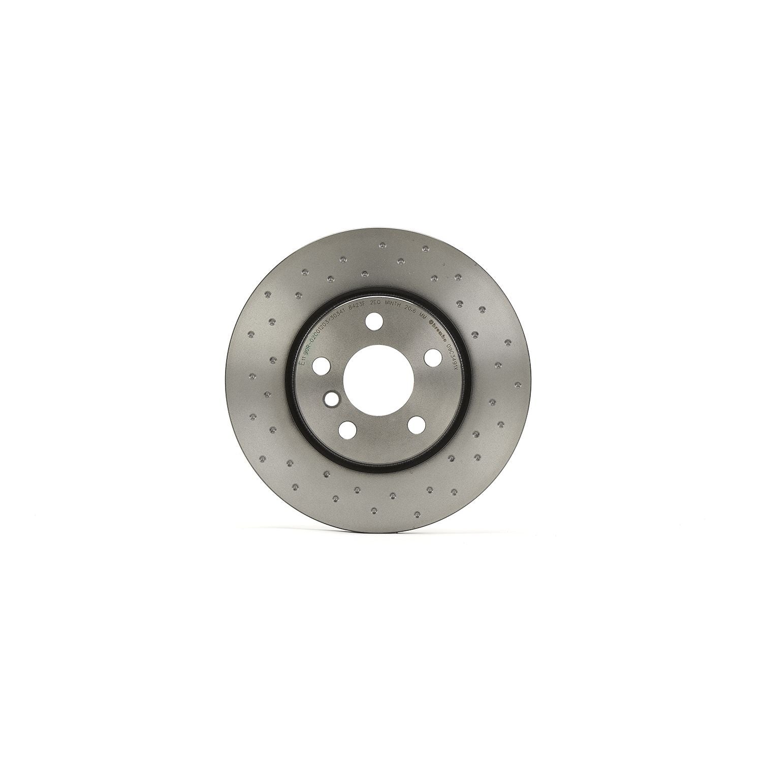 XTRA Drilled Front Disc Brake Rotor - 09.C349.1X_01