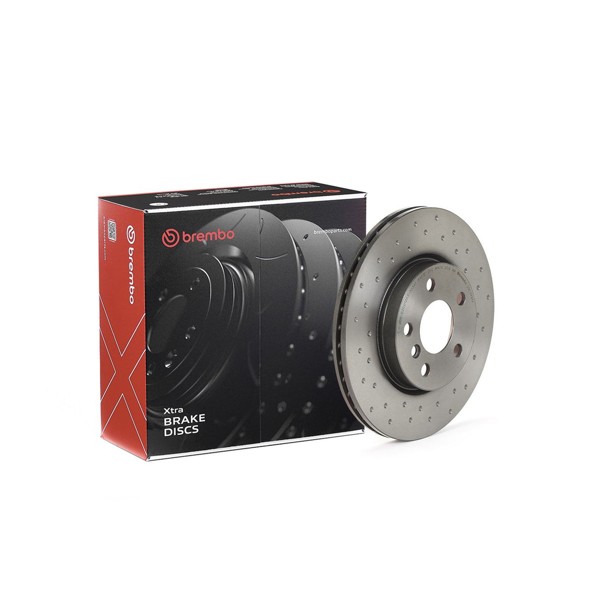 XTRA Drilled Front Disc Brake Rotor - 09.C349.1X_02