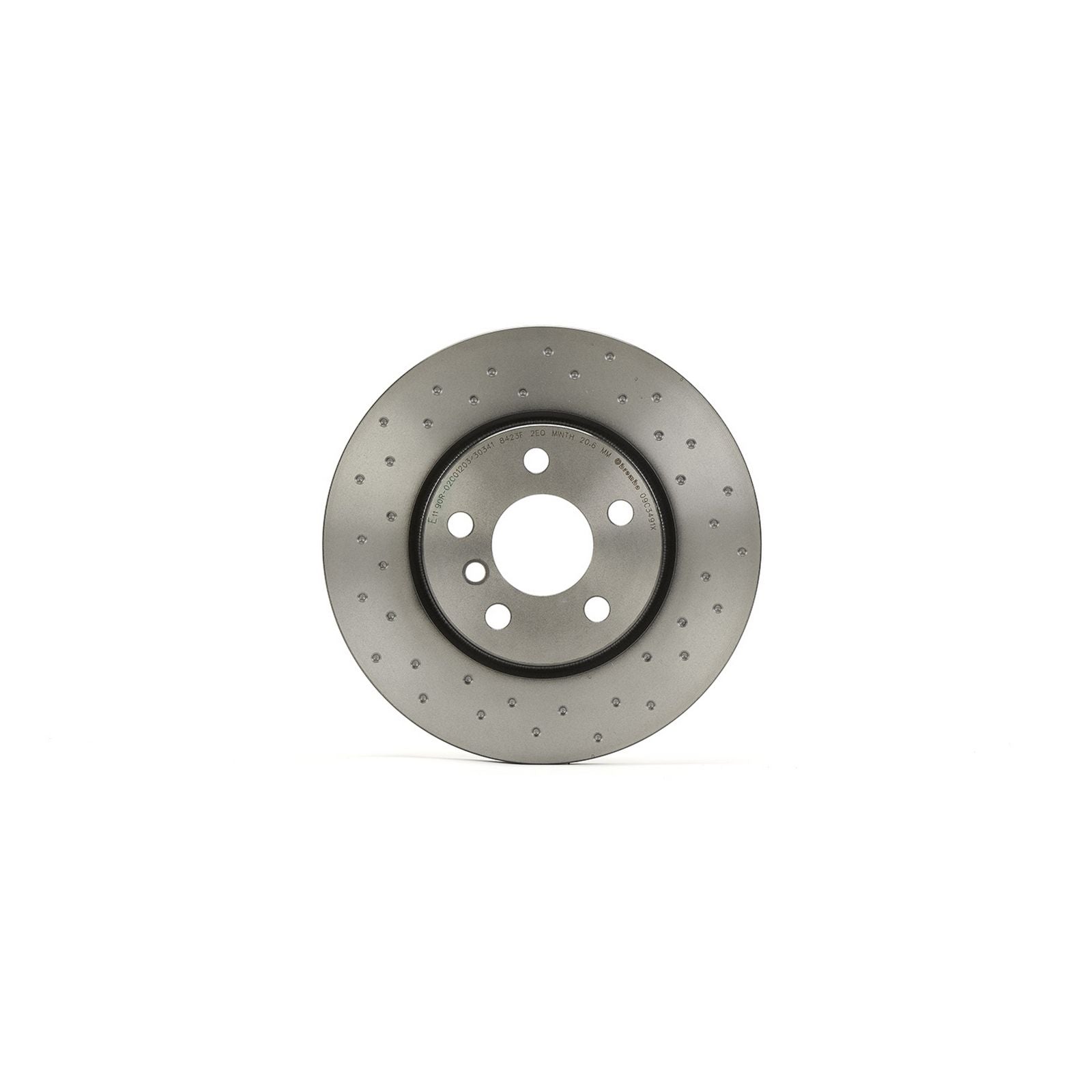 XTRA Drilled Front Disc Brake Rotor - 09.C349.1X_01