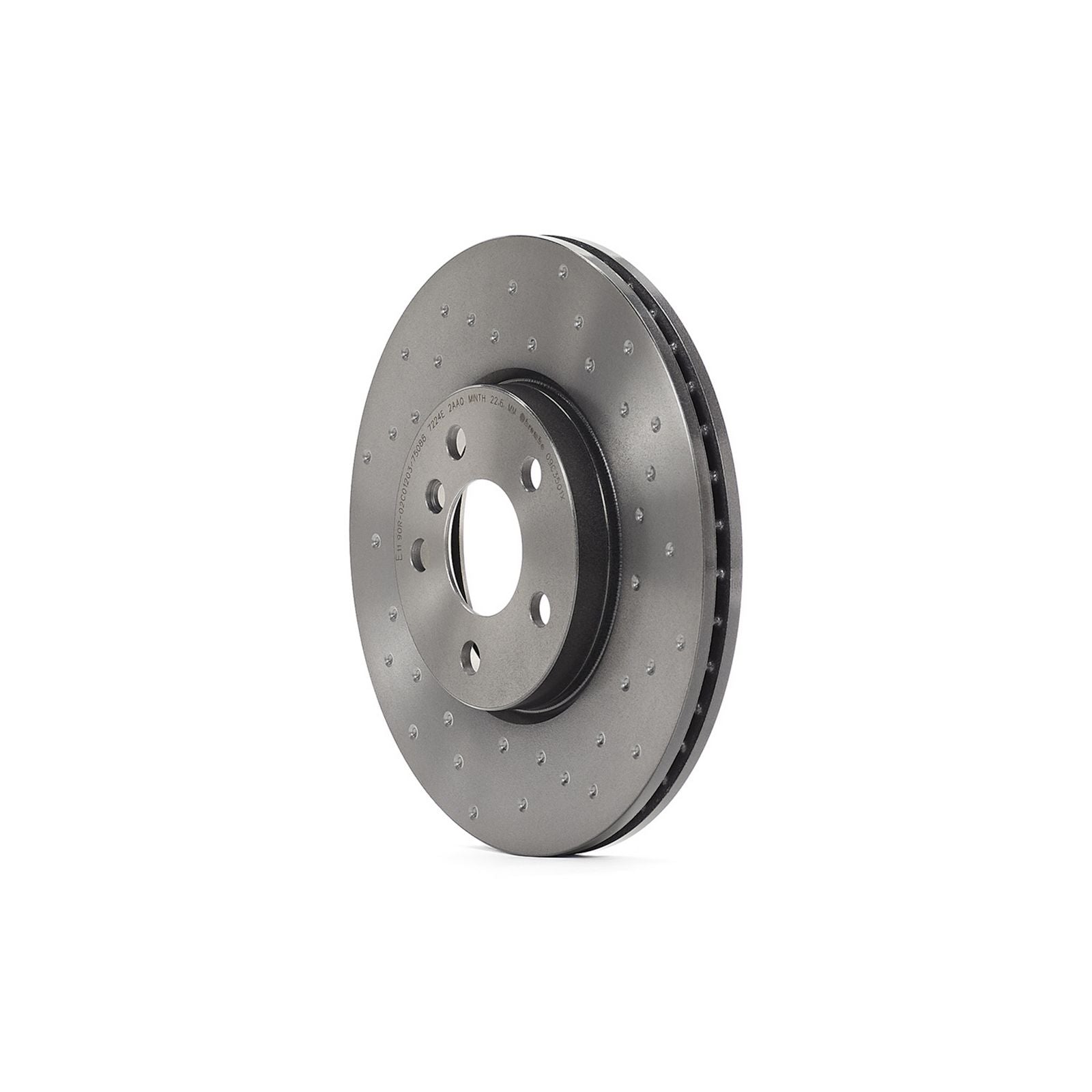 XTRA Drilled Front Disc Brake Rotor - 09.C350.1X_01