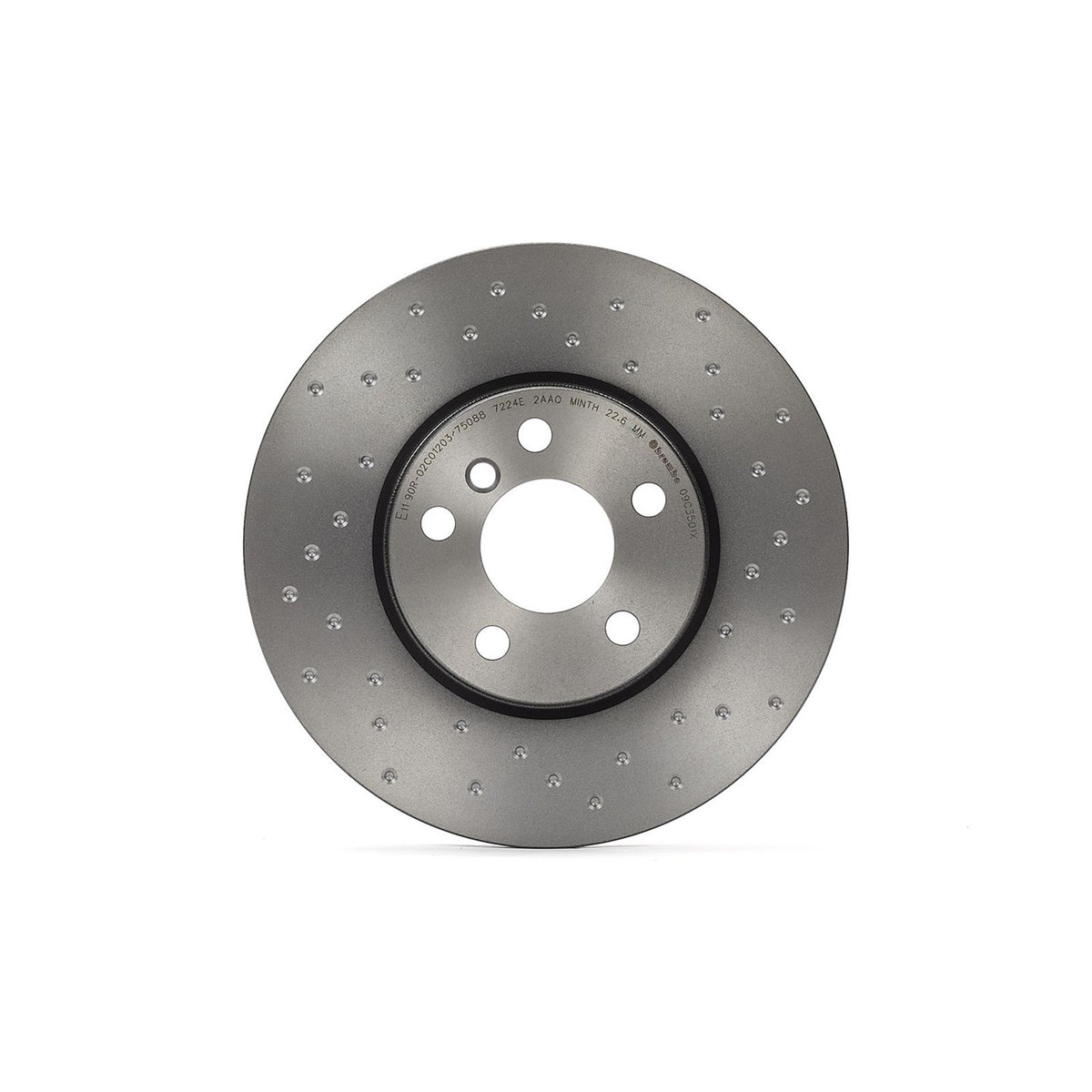 XTRA Drilled Front Disc Brake Rotor - 09.C350.1X_02