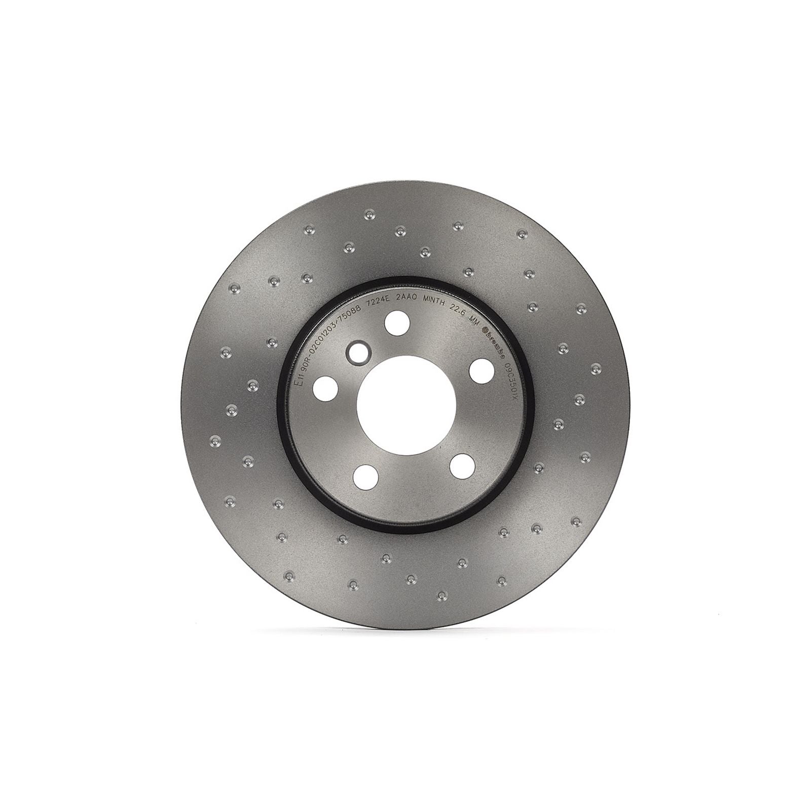 XTRA Drilled Front Disc Brake Rotor - 09.C350.1X_02